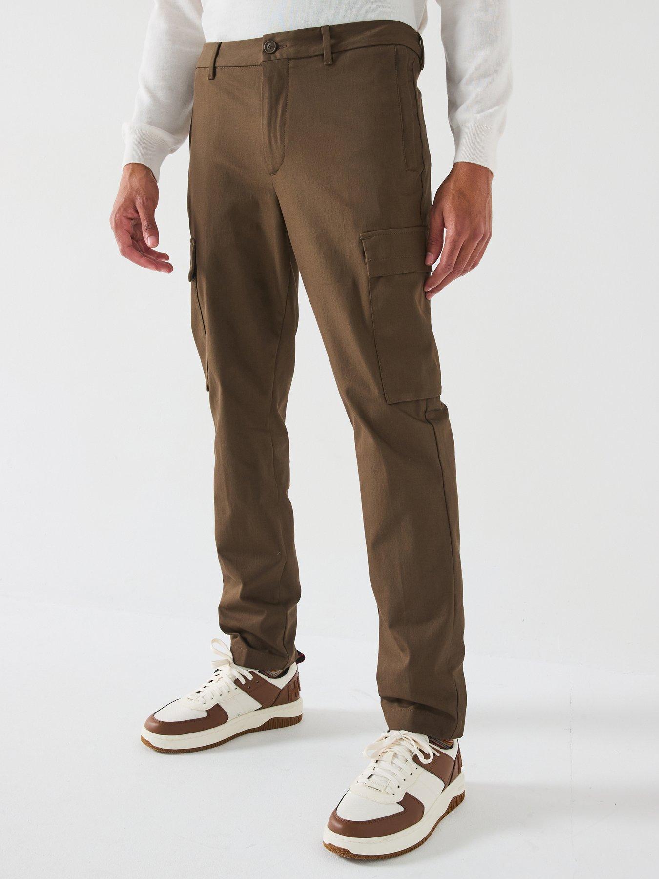 undefined P-kaiton-cargo Slim Fit Cargo Pants - Brown