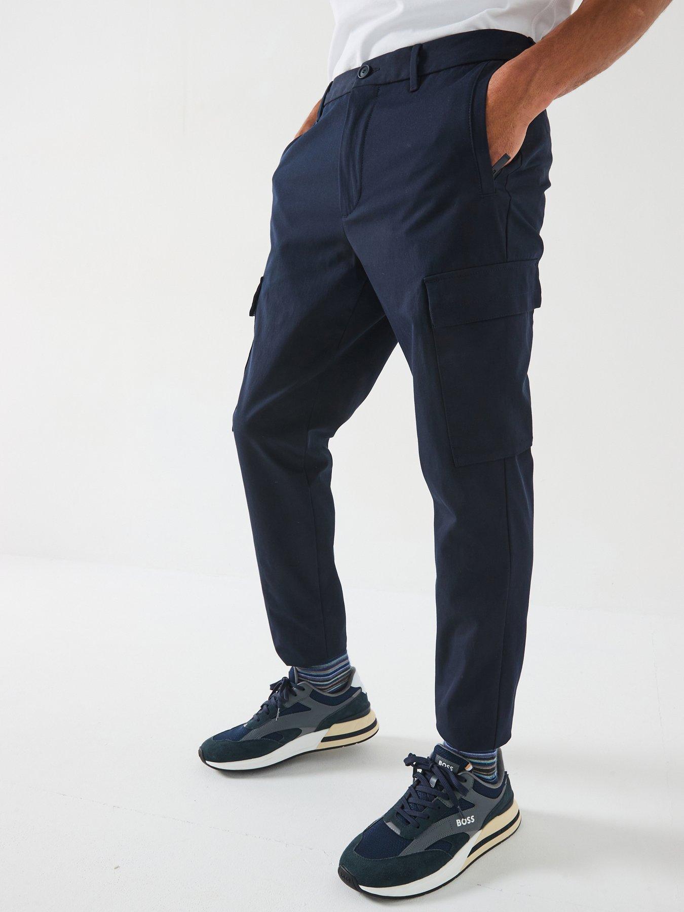 undefined P-kaiton-cargo Slim Fit Cargo Pants - Navy