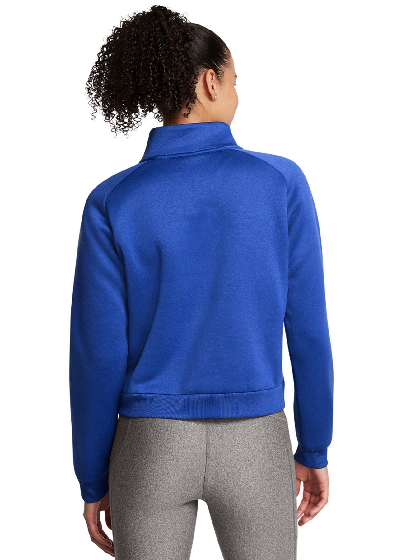 Image 2 of 3 of UNDER ARMOUR Womens Training Fleece Sweatshirt- Blue
