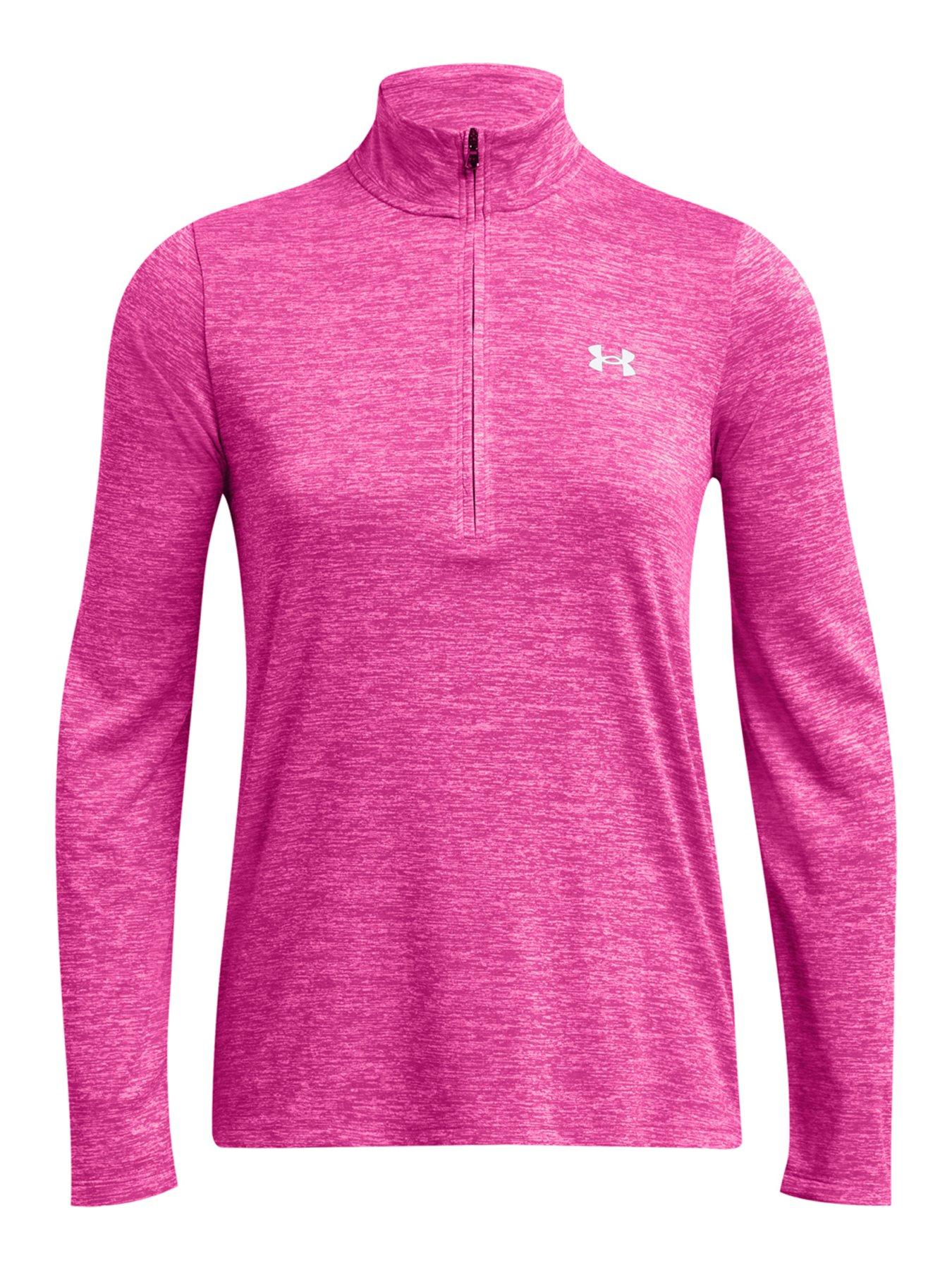 Under armour pink jumper deals