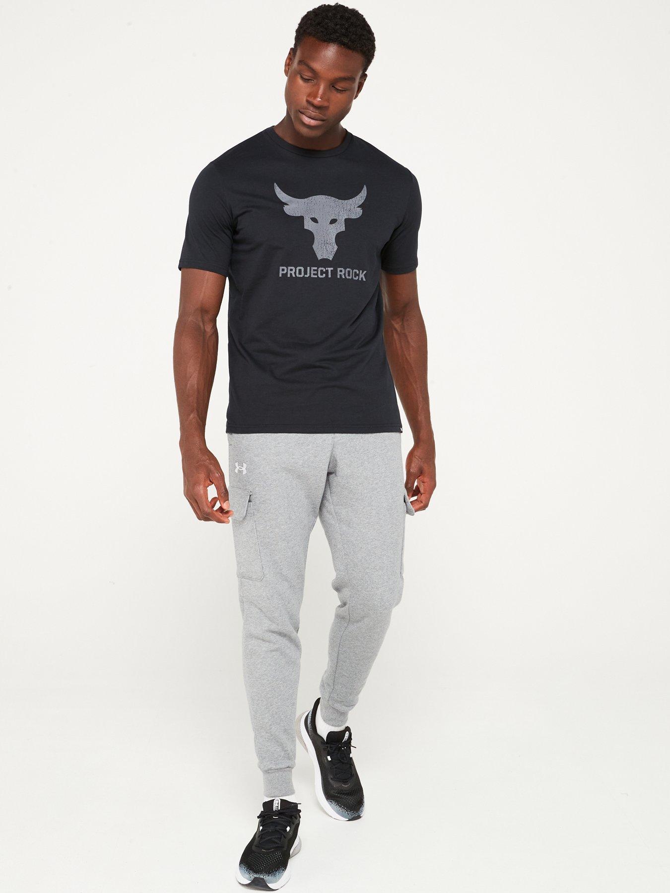UNDER ARMOUR Mens Training Project Rock Payoff Graphic T-Shirt