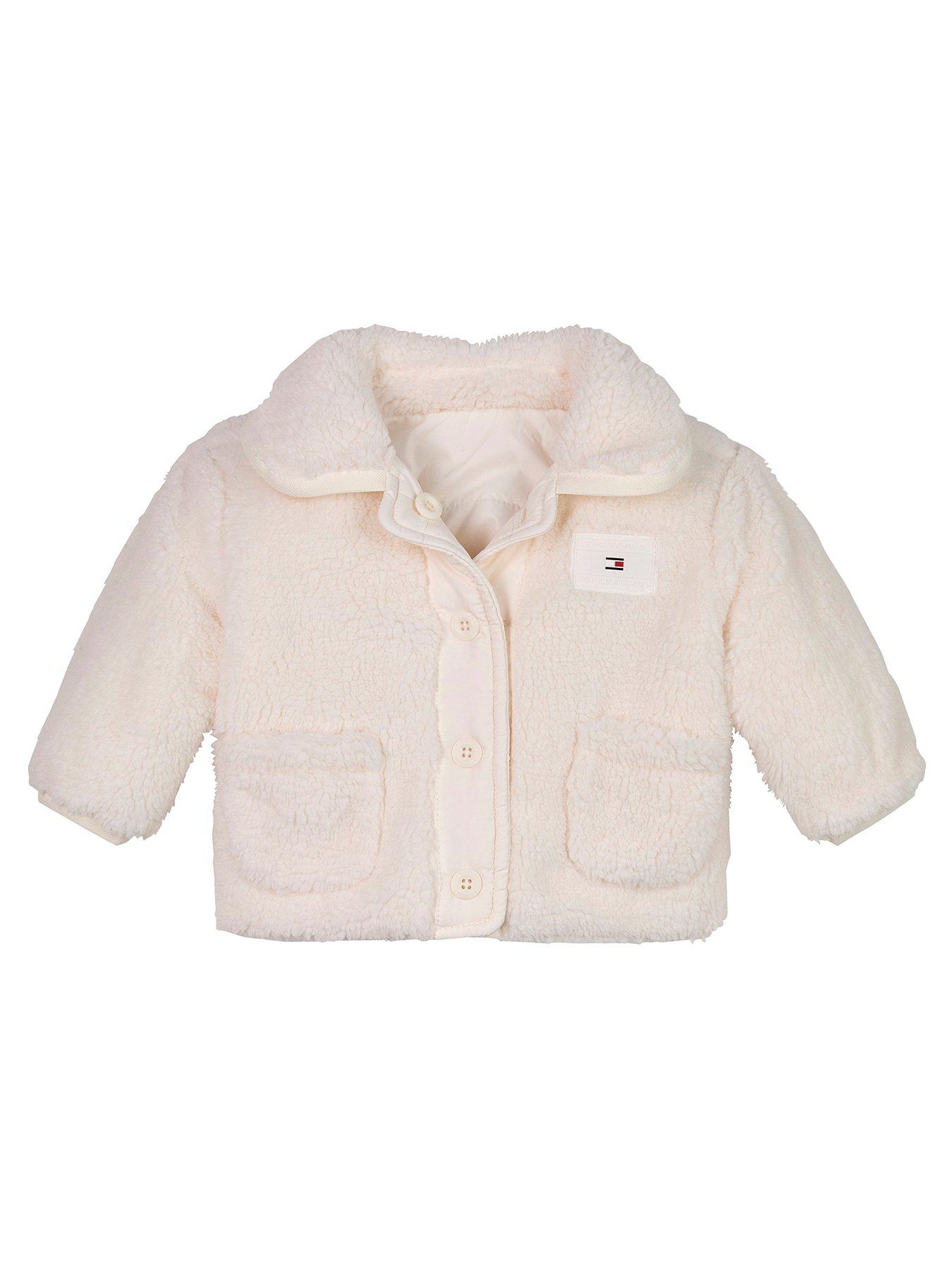 undefined Baby Tommy Reverse Teddy Jacket - White