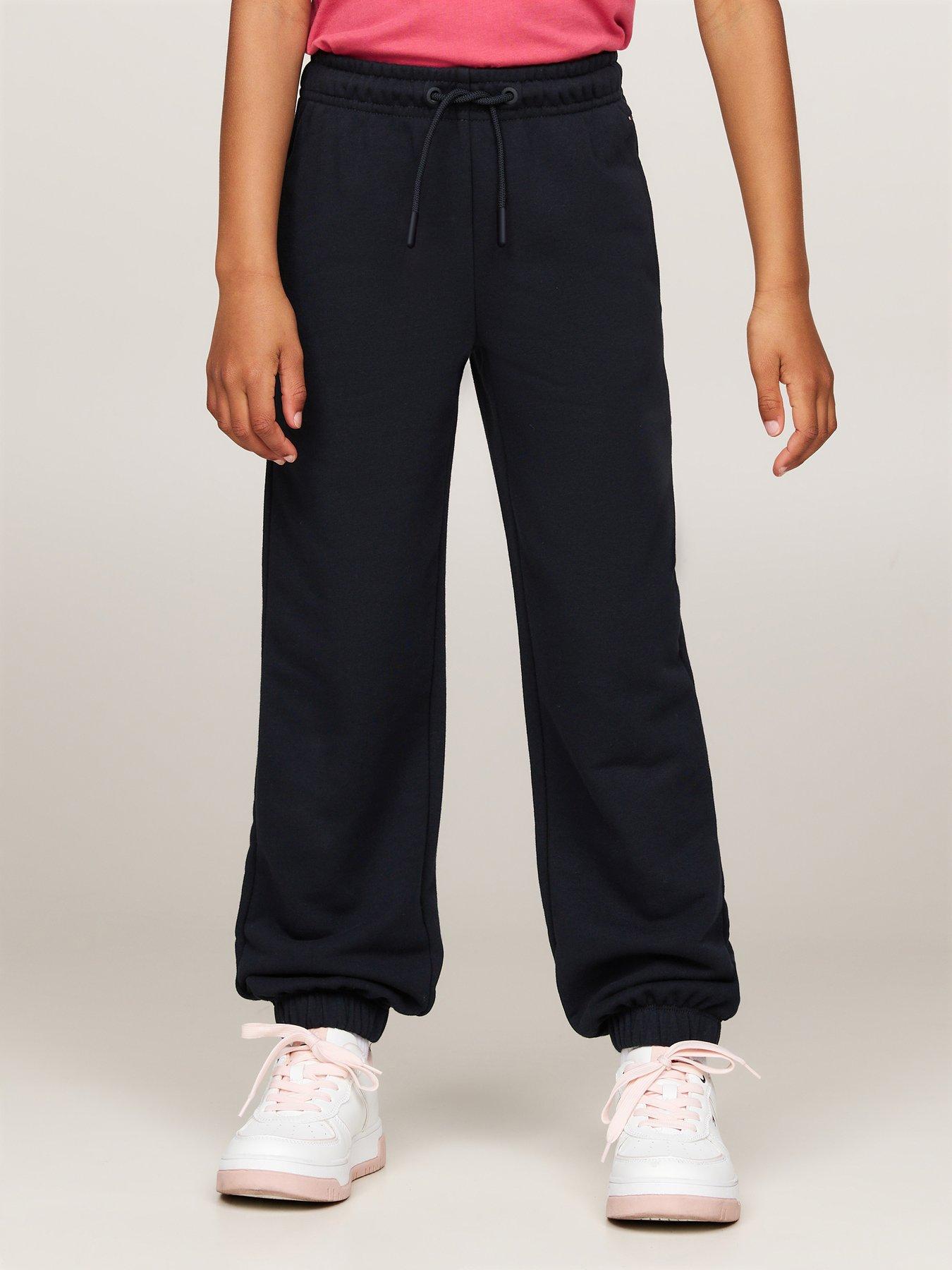 undefined Girls Tommy Foil Sweatpant - Navy