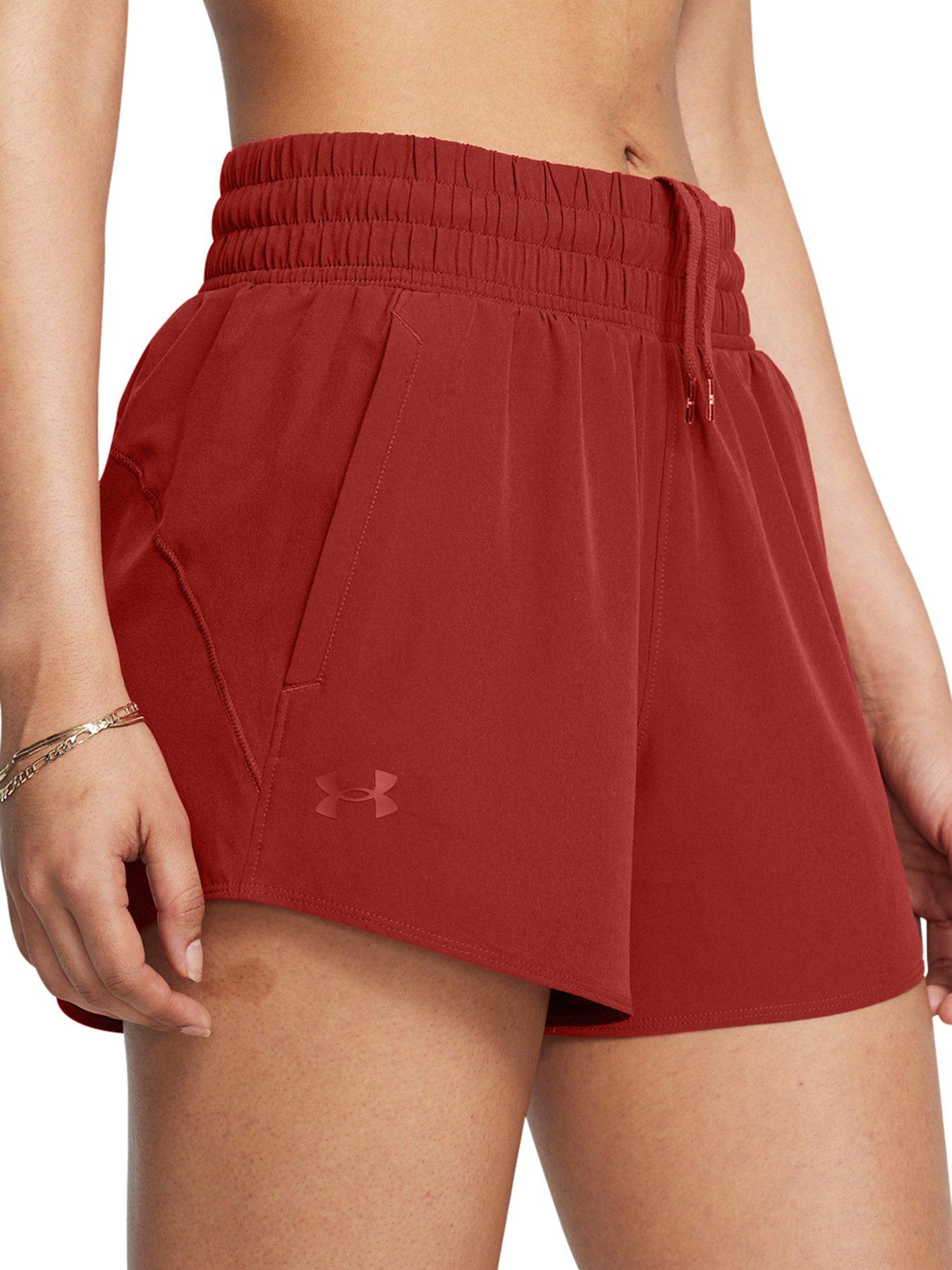 Image 4 of 4 of UNDER ARMOUR Women's Training Flex Woven 3 Inch Shorts - Brown