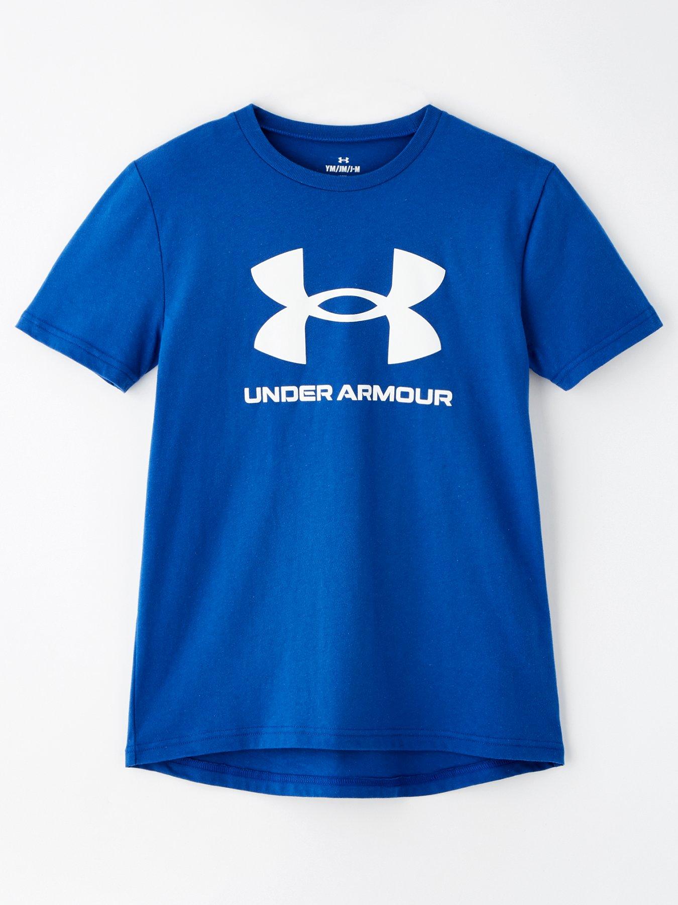 undefined Boys Training Sportstyle Logo T-Shirt - Blue