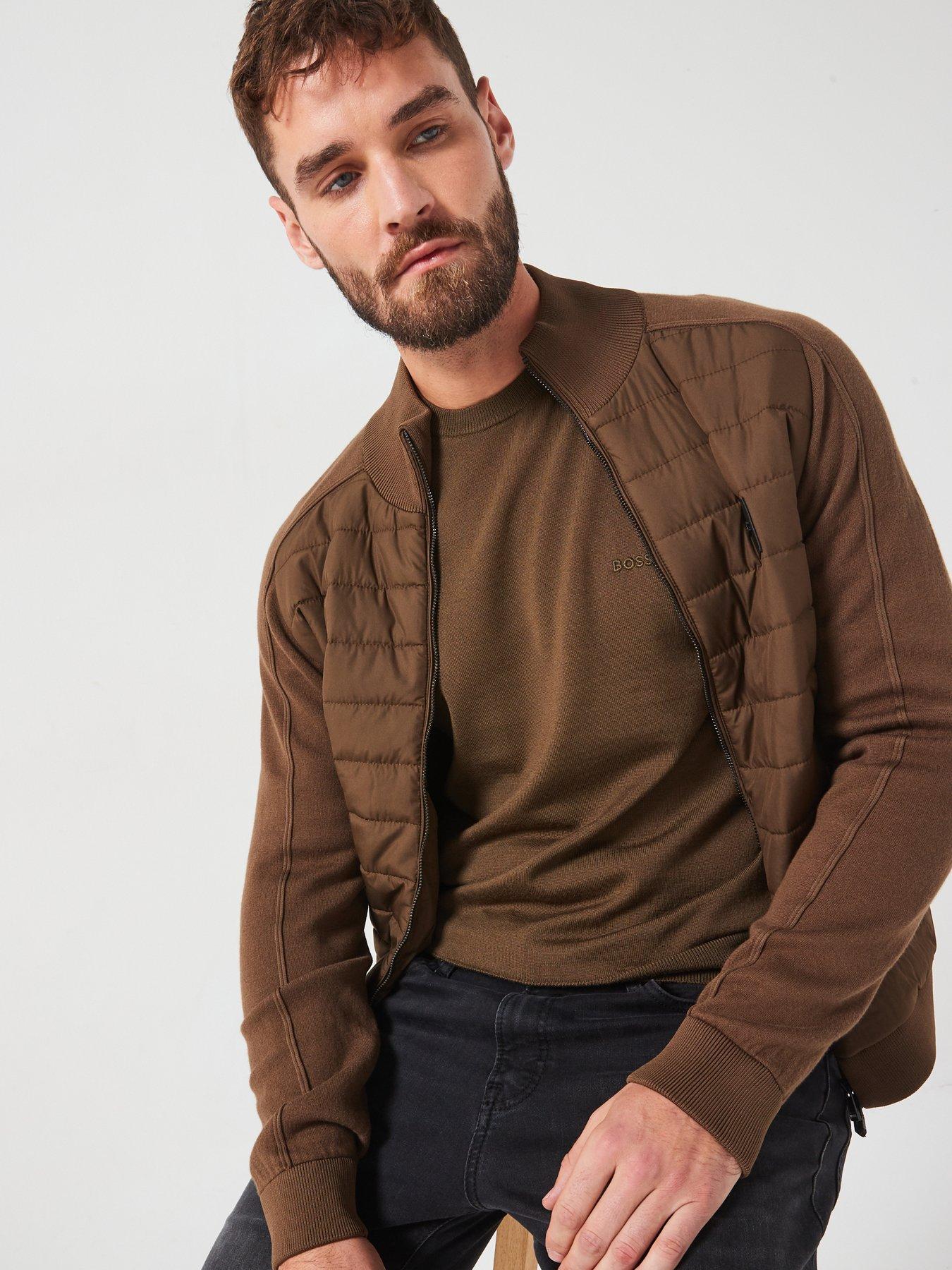Image 4 of 4 of BOSS Botto-L Regular Fit Crew Knitted Jumper - Brown