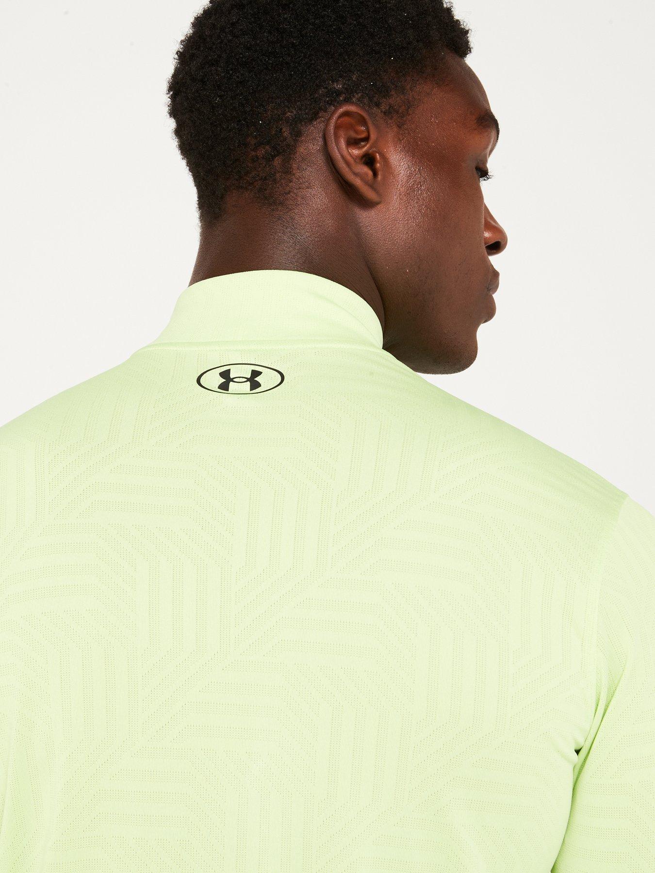 Image 5 of 5 of UNDER ARMOUR Men's Training Tech Vent Geotessa 1/2 Zip - Green