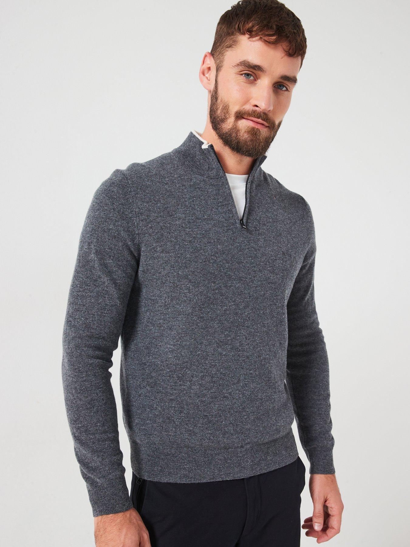 Mens boss jumpers sale sale