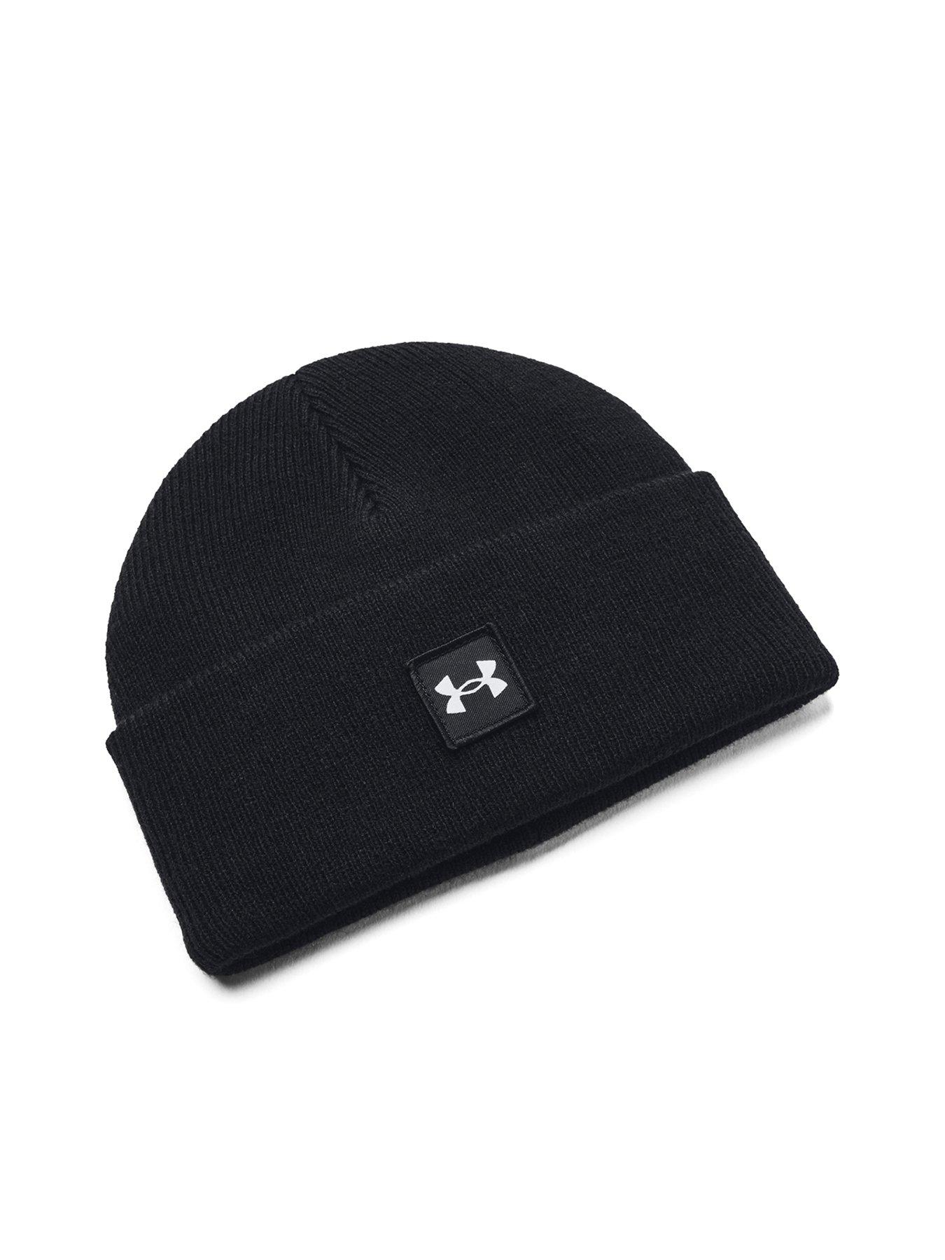 undefined Mens Training Halftime Shallow Cuff Beanie Hat - Black