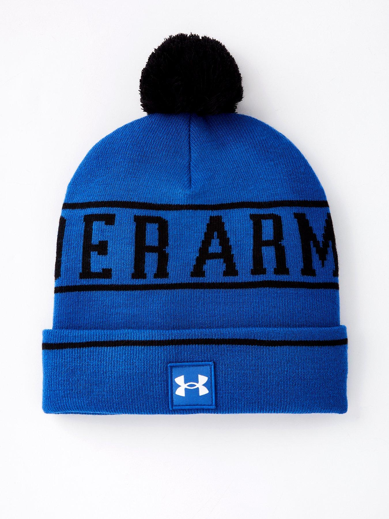 undefined Mens Training Halftime Pom Beanie - Blue