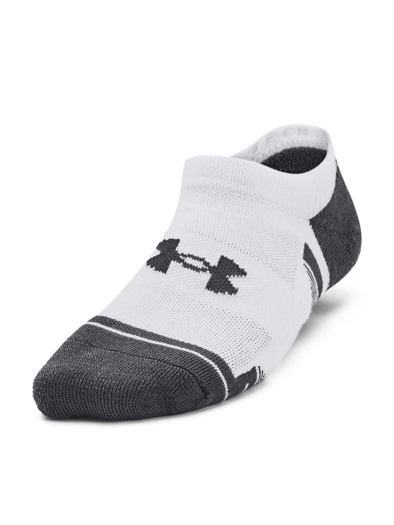 undefined Junior Unisex Training Tech 3pack No Show Socks - White