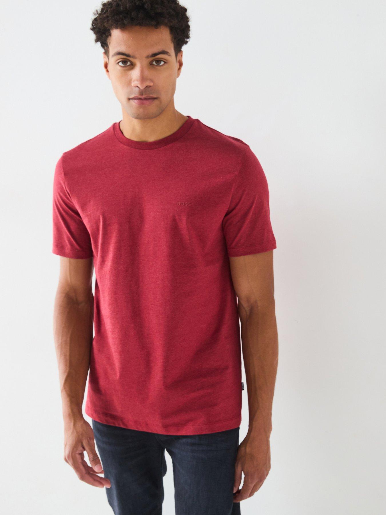 undefined Thompson 01 Regular Fit T-Shirt - Dark Red