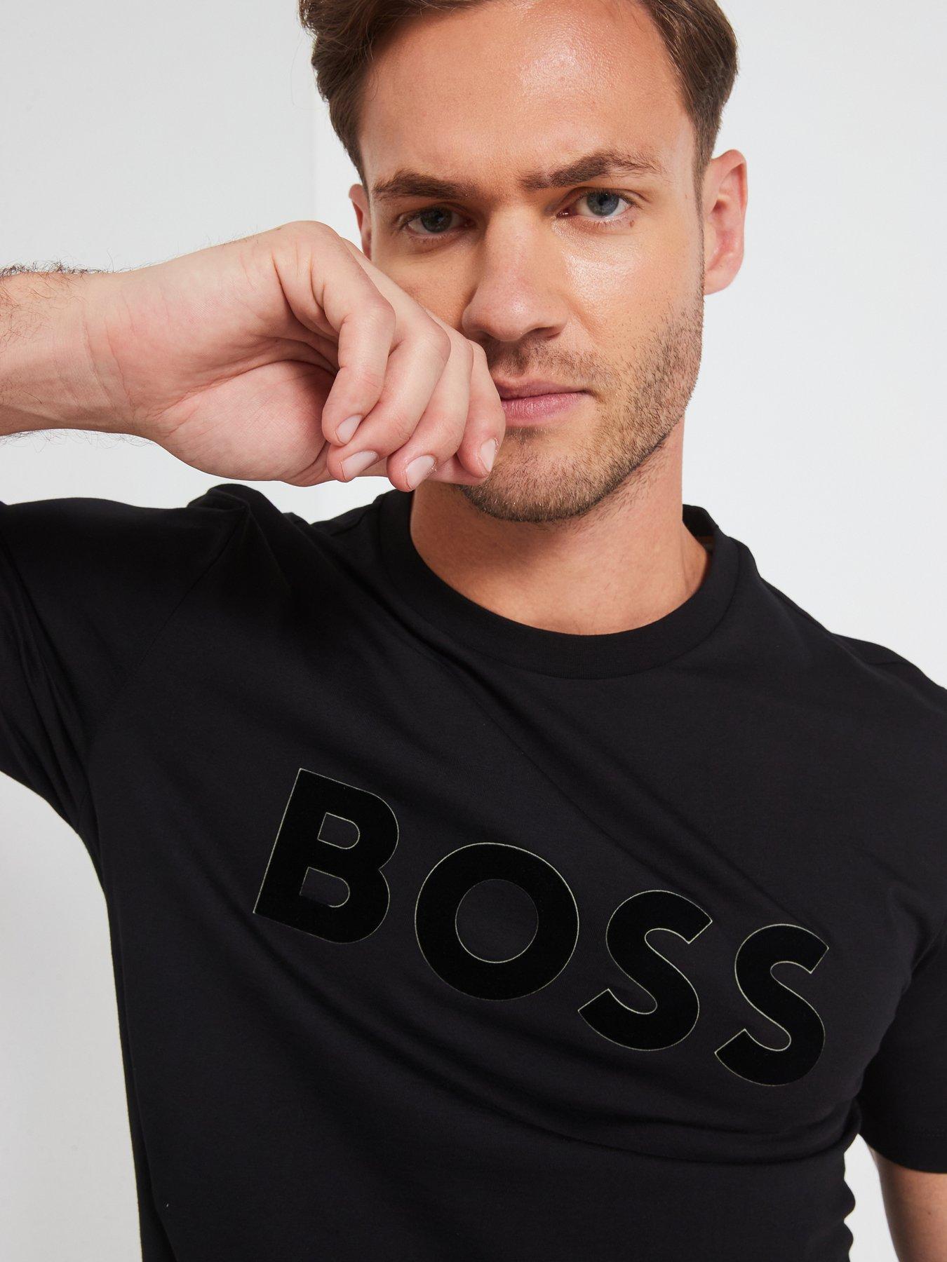 BOSS C-Thompson 60 Regular Fit Satin Finish Logo T-Shirt