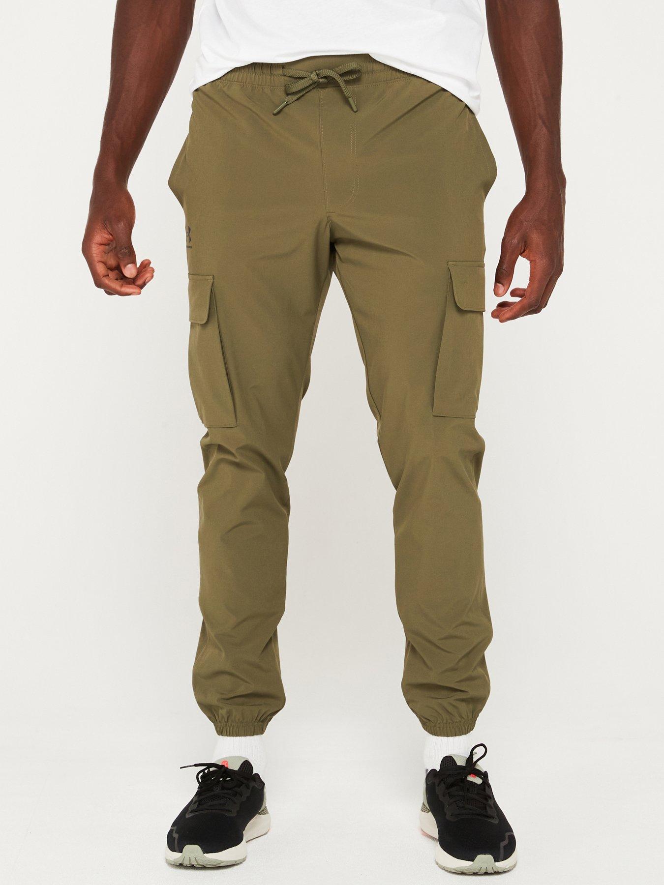 undefined Mens Training Vibe Woven Cargo Pants - Green