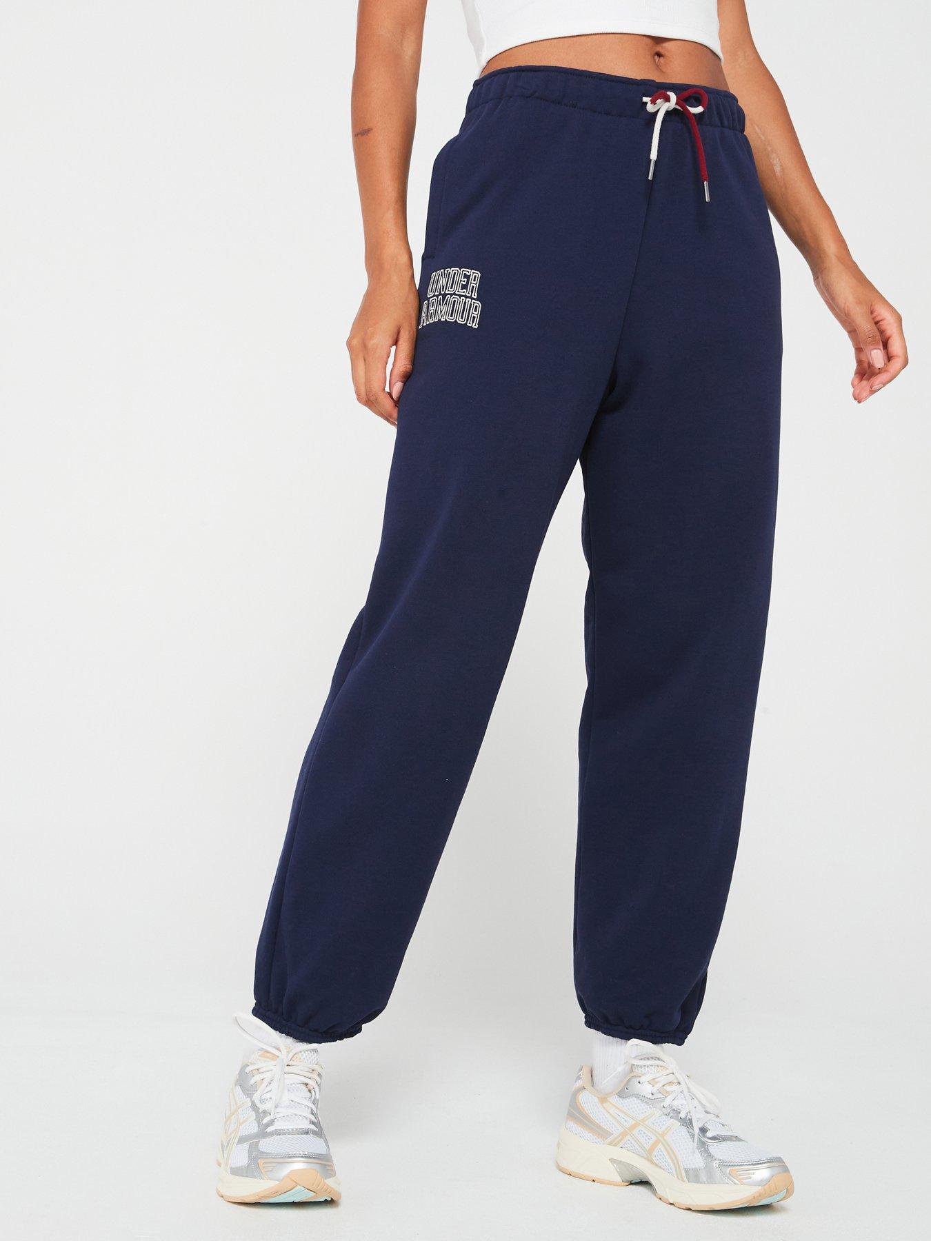 undefined Womens Training Icon Heavyweight Terry Oversized Pants - Navy