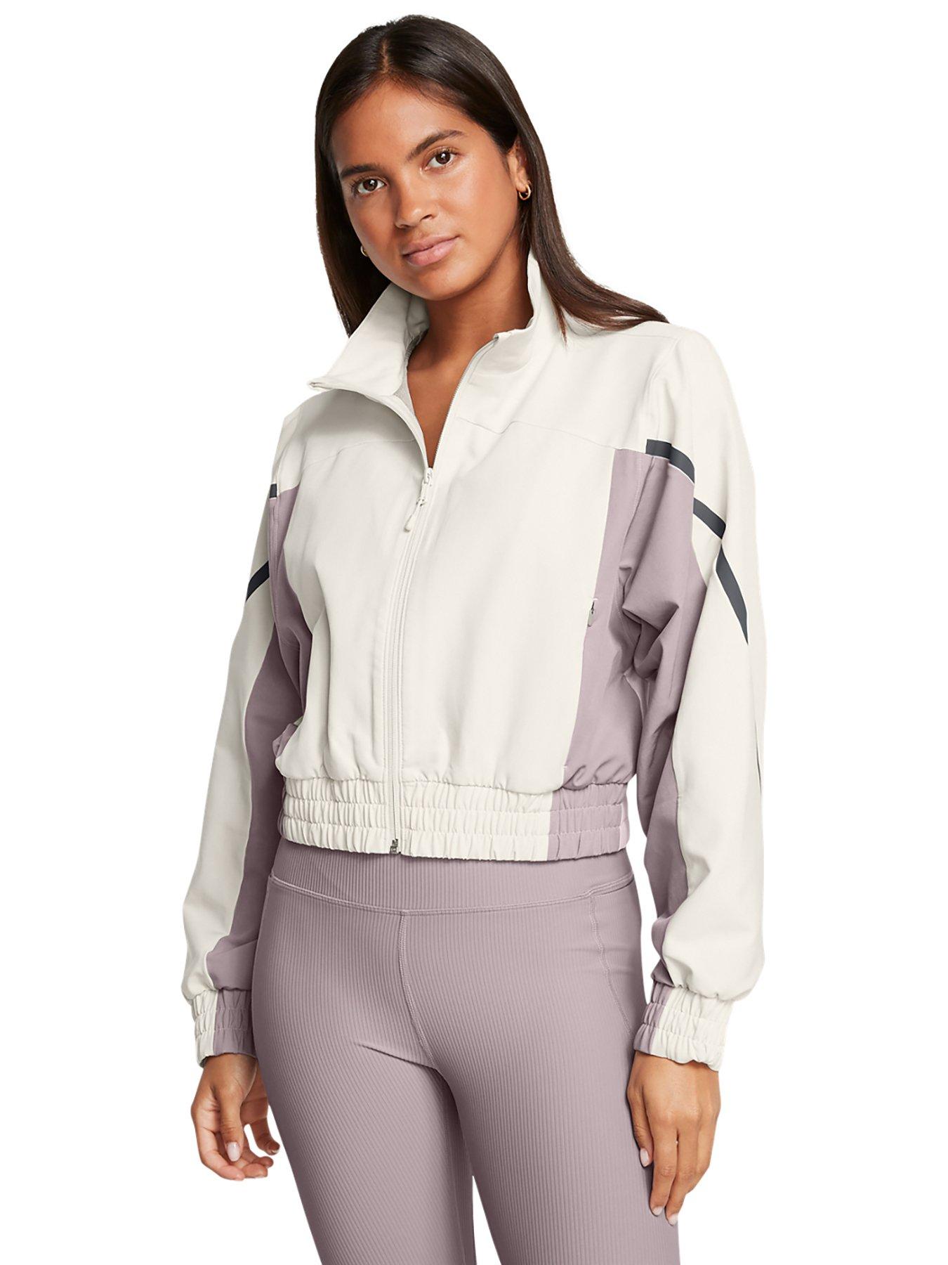Under Armour Women'S Training Unstoppable Crop Jacket - Navy