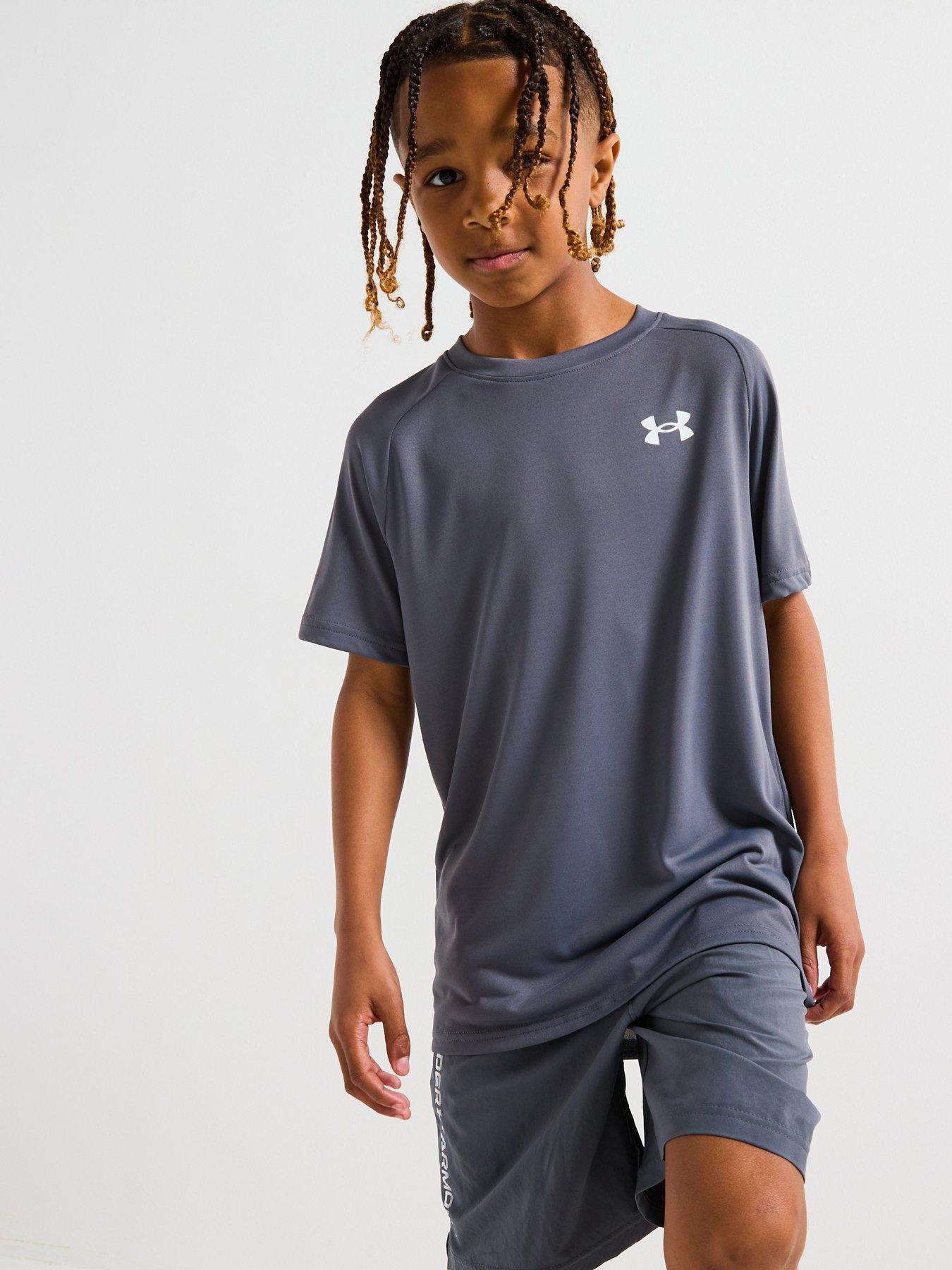Image 1 of 6 of UNDER ARMOUR Boys Training Tech 20 T-Shirt - Grey