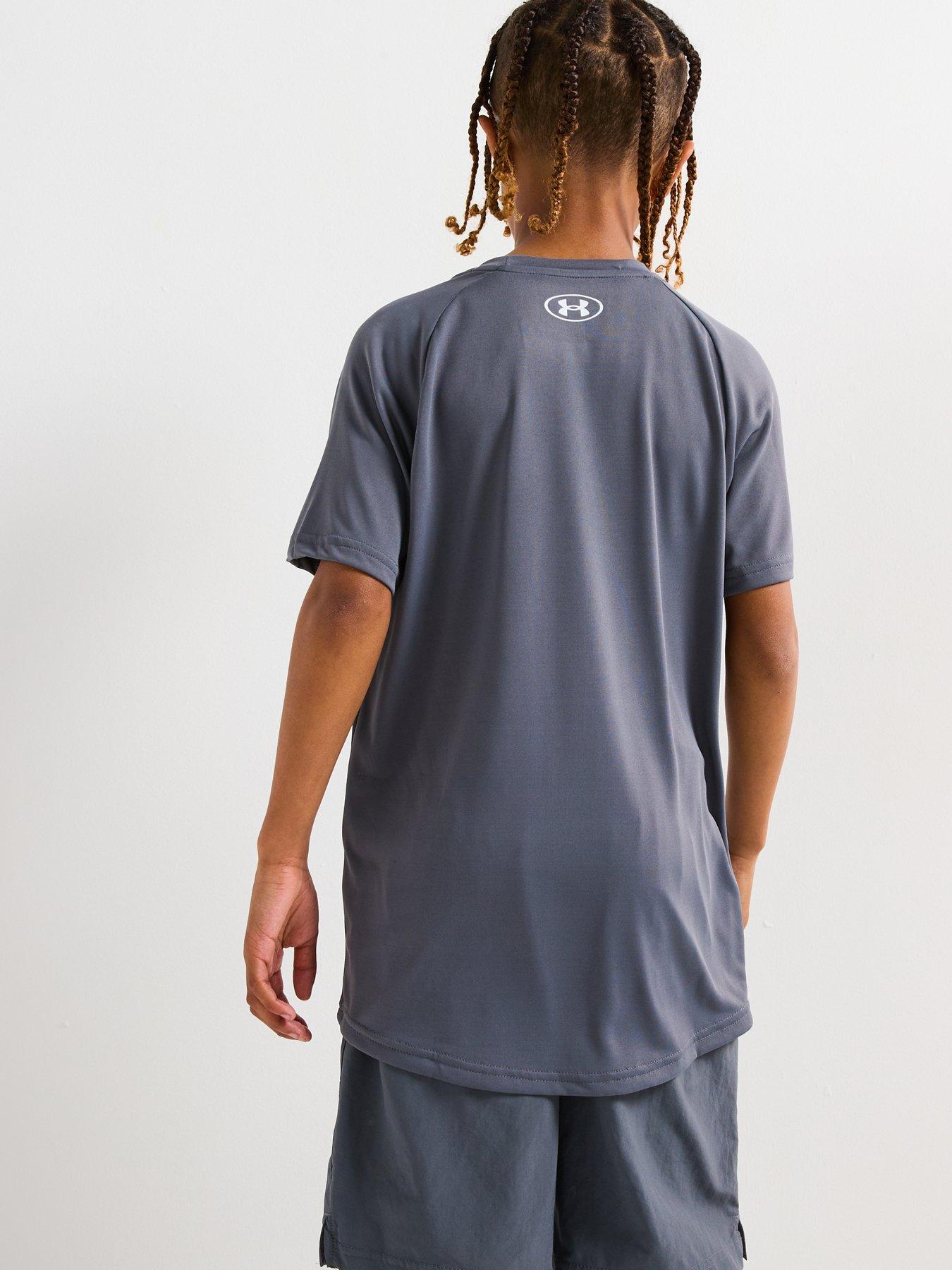 Image 2 of 6 of UNDER ARMOUR Boys Training Tech 20 T-Shirt - Grey