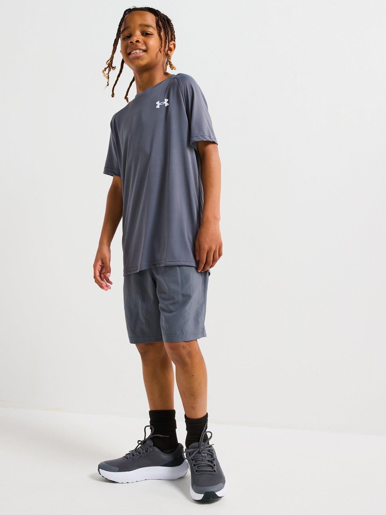 Image 3 of 6 of UNDER ARMOUR Boys Training Tech 20 T-Shirt - Grey