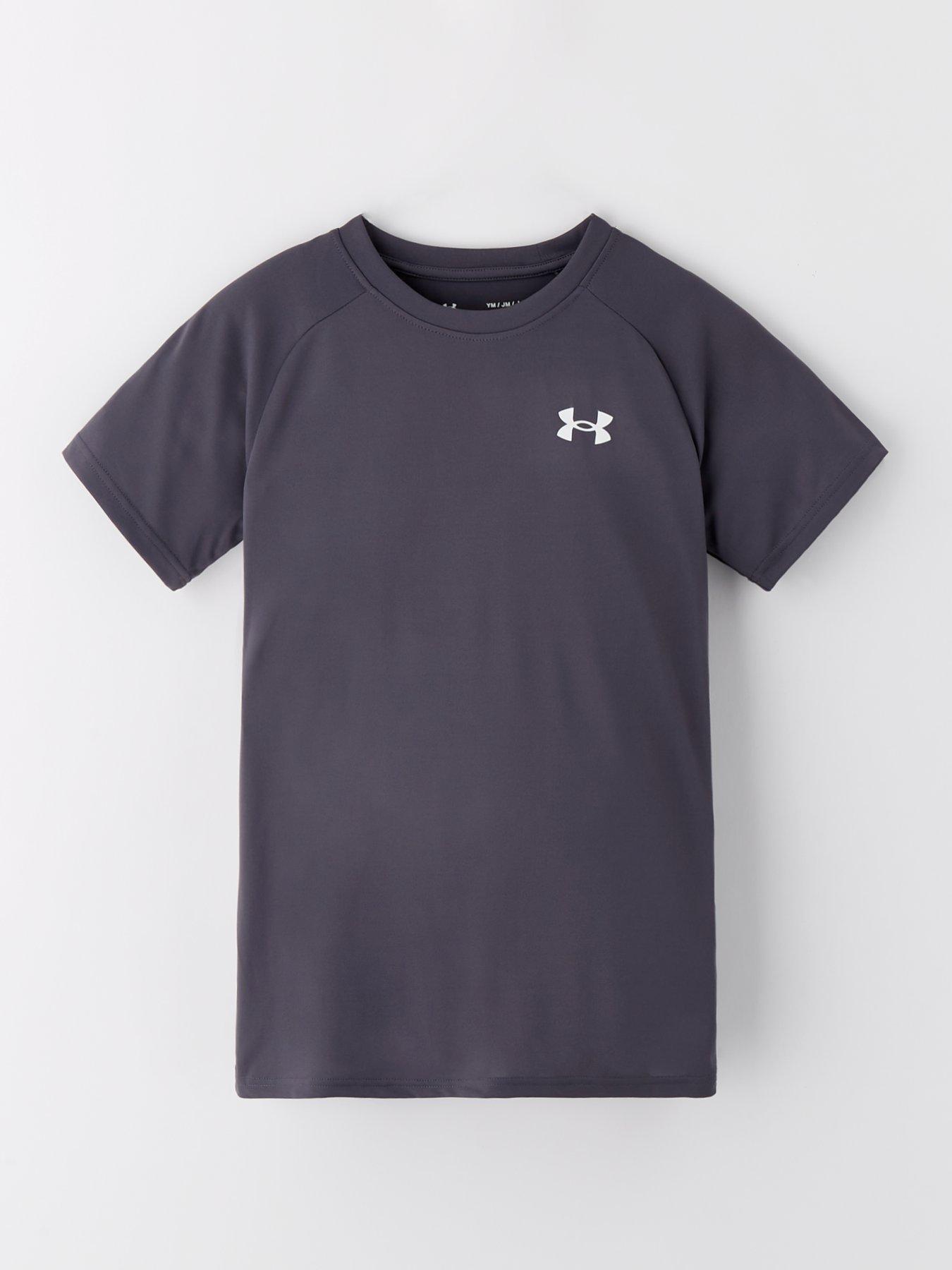 Image 5 of 6 of UNDER ARMOUR Boys Training Tech 20 T-Shirt - Grey