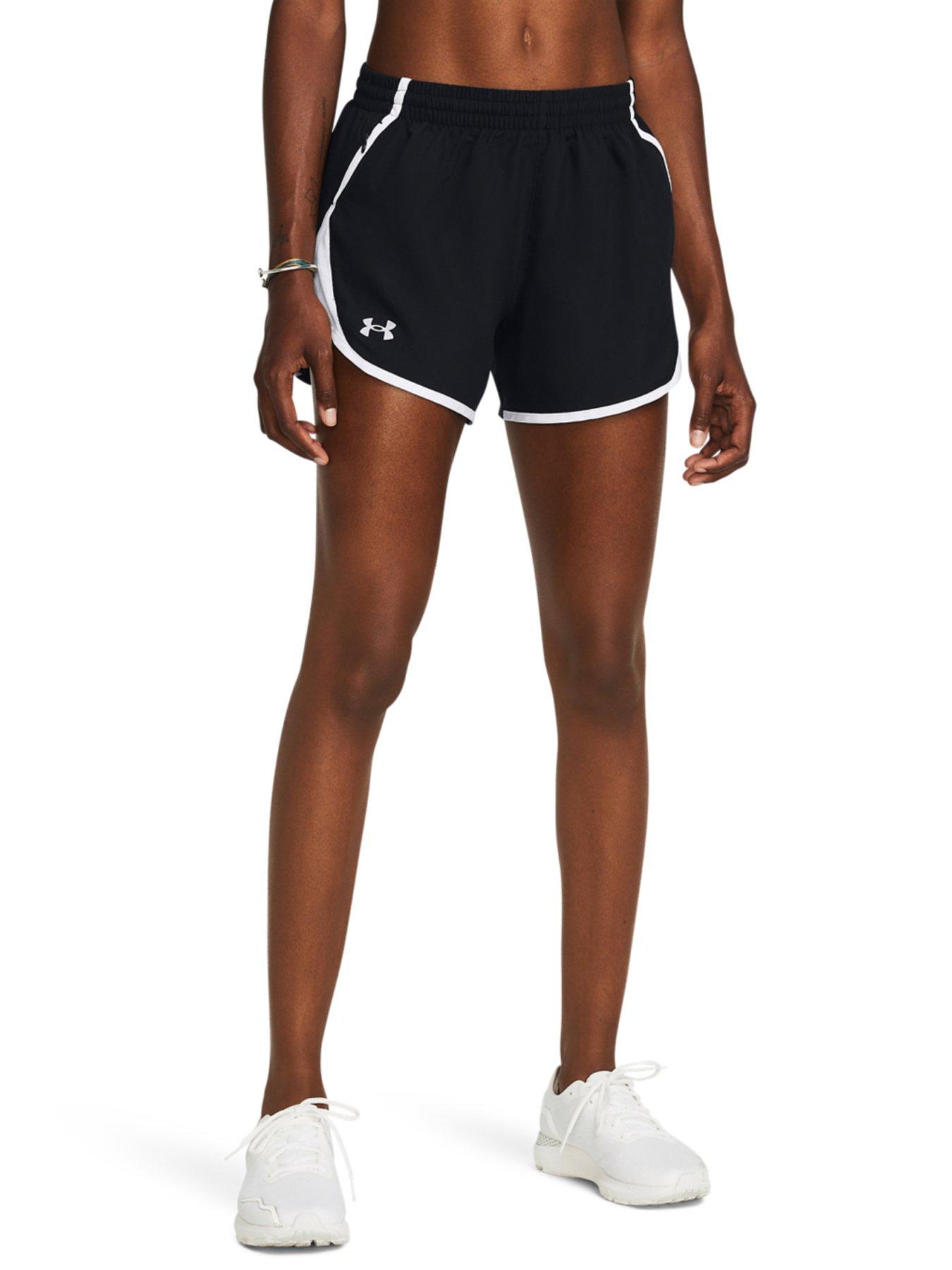 undefined Womens Running Fly By 3'' Shorts - Black