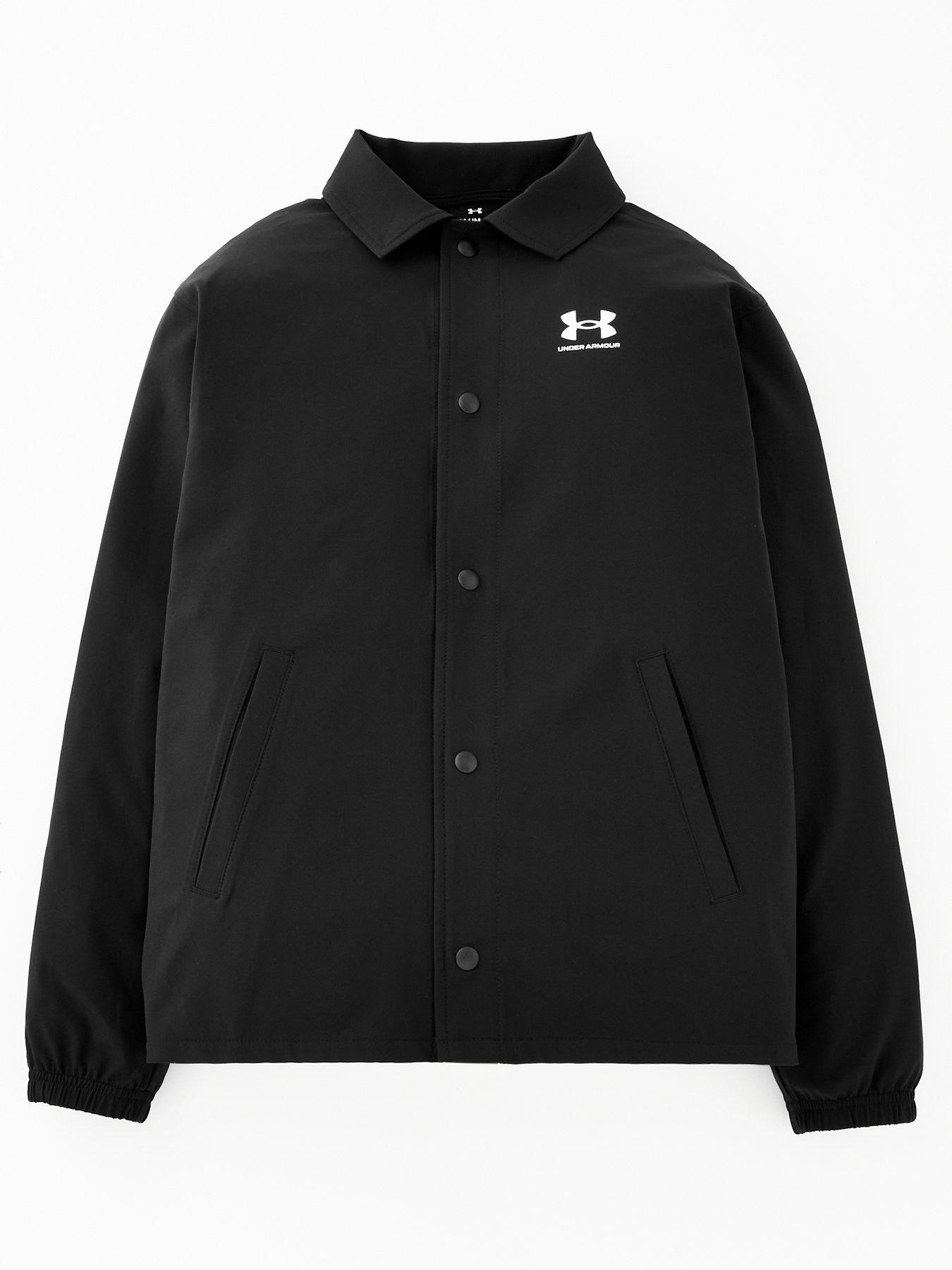 undefined Boys Training Icon Woven Coach Jacket - Black
