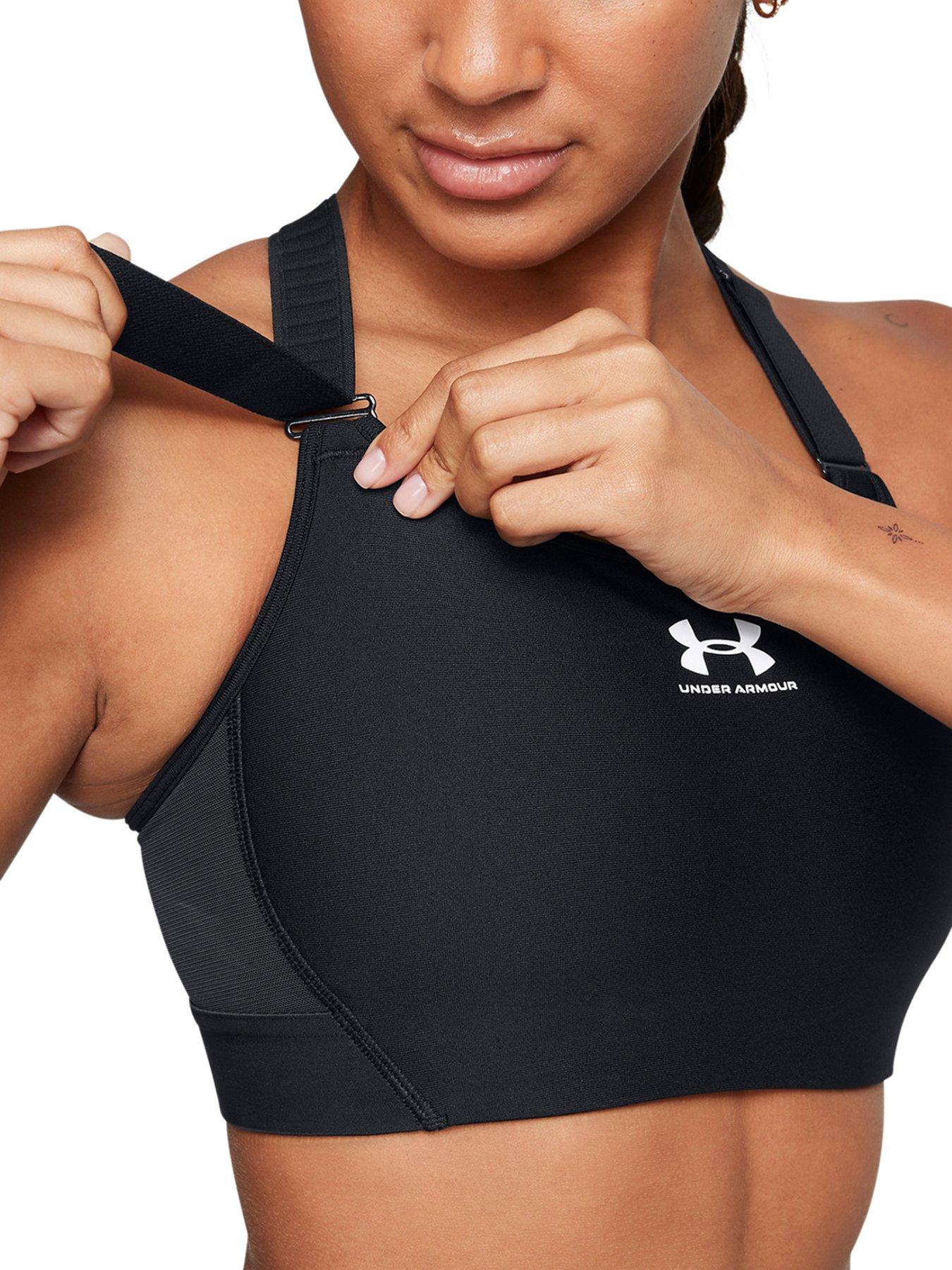 Image 3 of 3 of UNDER ARMOUR Womens Training Heat Gear High Support Sports Bra - Black