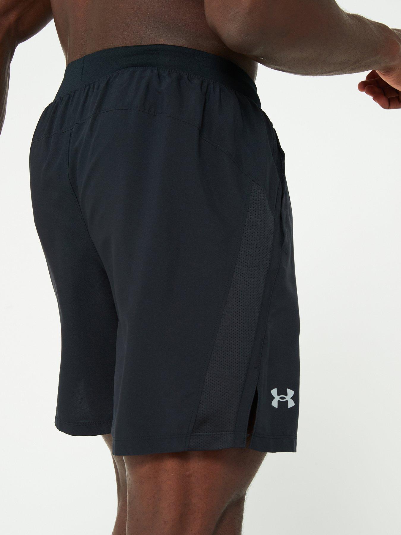 UNDER ARMOUR Mens Running Launch 7inch Shorts Black Very