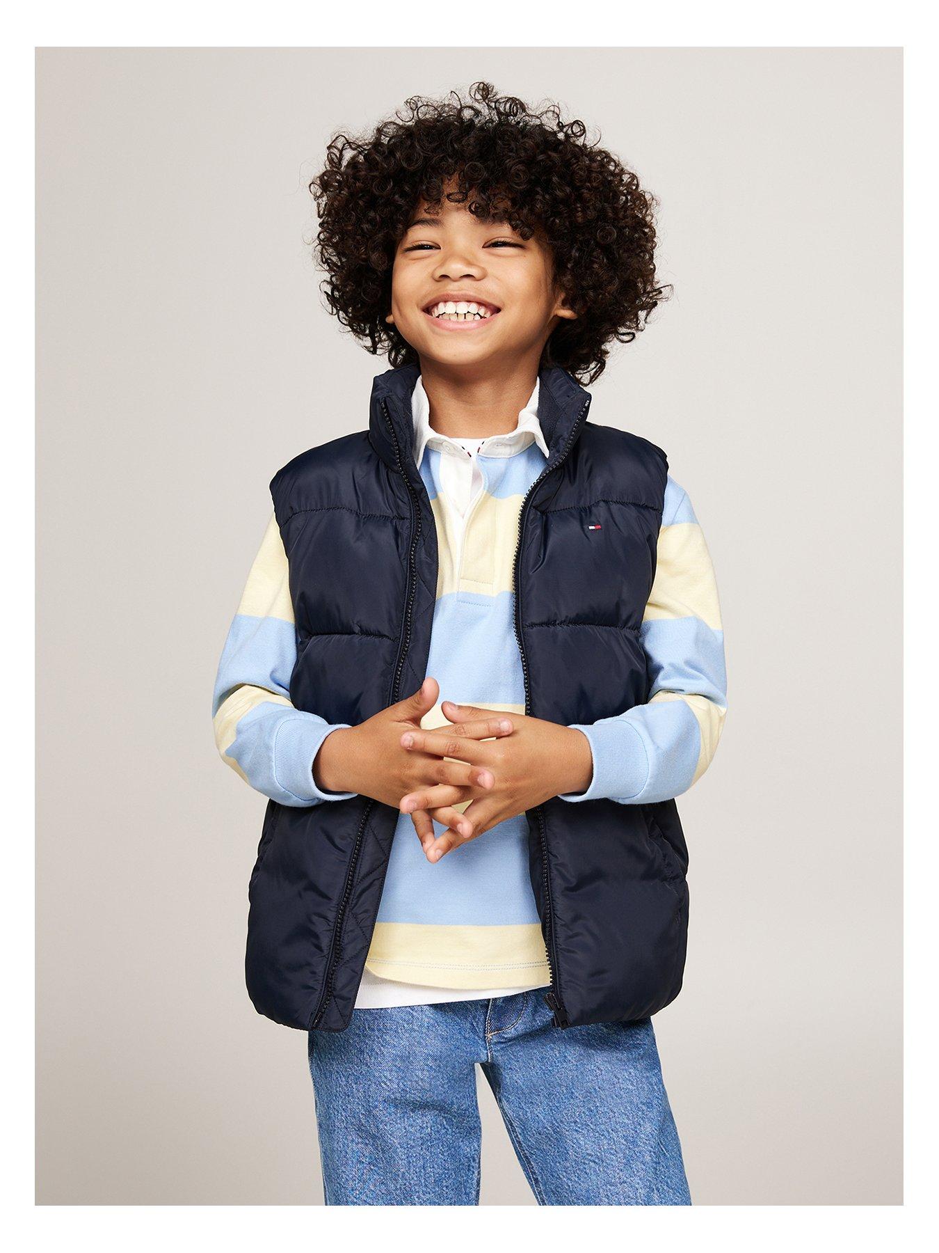 Tommy Hilfiger Boys Essential Padded Vest Navy Very