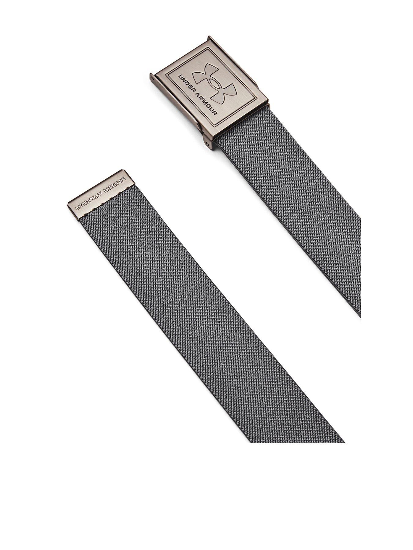 UNDER ARMOUR Mens Golf Stretch Webbing Belt - Grey