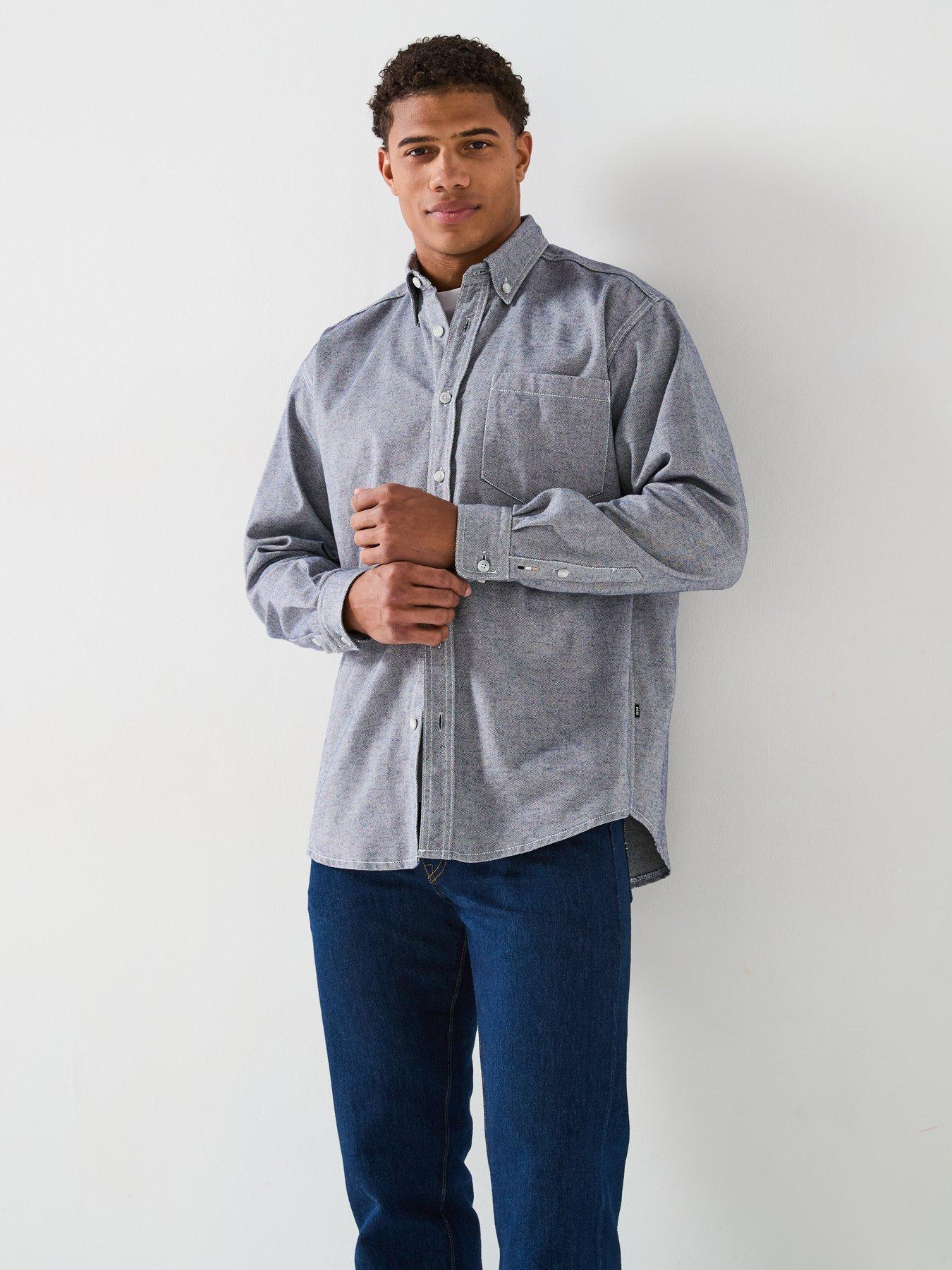 undefined C-Olly Button Down Overshirt - Navy