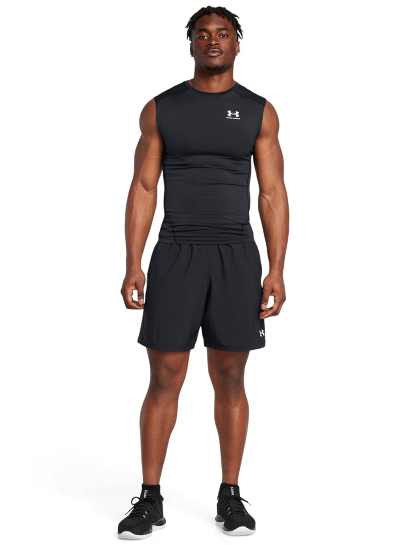 Image 3 of 4 of UNDER ARMOUR Mens Training Tech Utility Shorts - Black