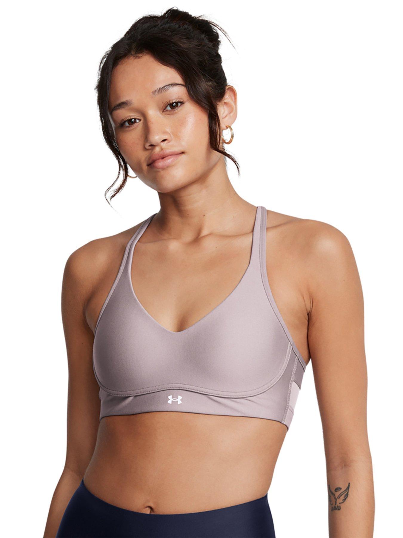 UNDER ARMOUR Womens Training Infinity Low Impact 2.0 A-C Cup Sports Bra - Grey, Grey, Size Xs, Women