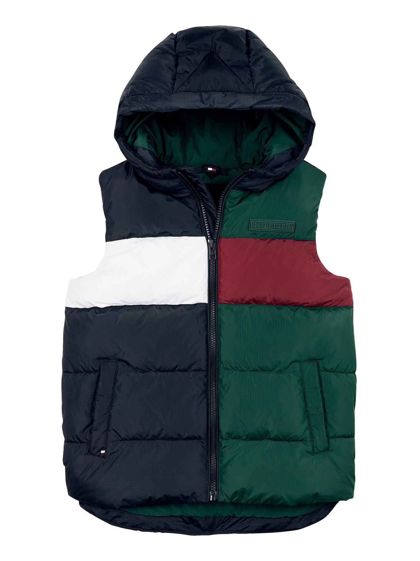 undefined Boys Colorblock Ribstop Padded Vest - Multi