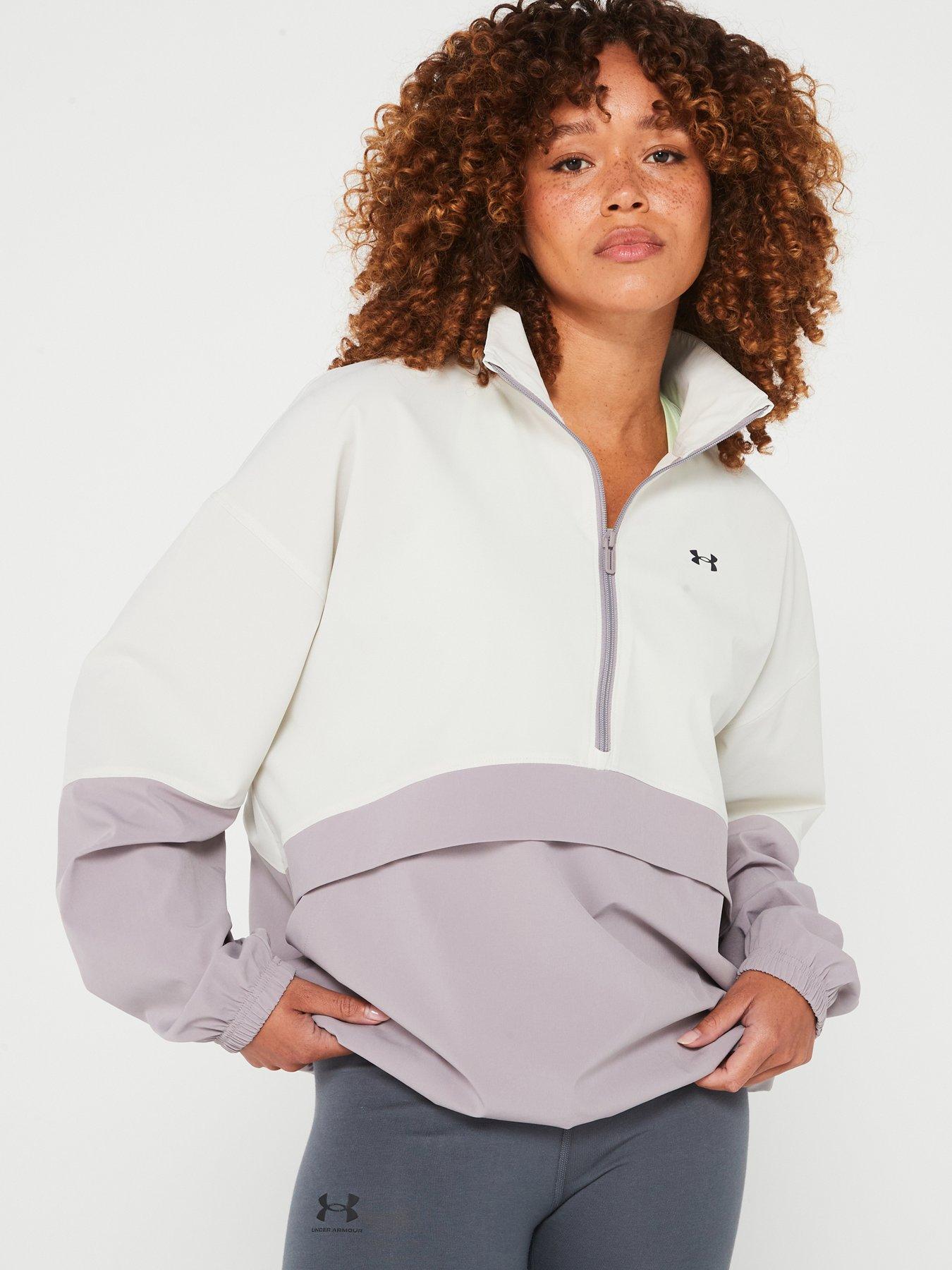 undefined Womens Training Armoursport Anorak - White