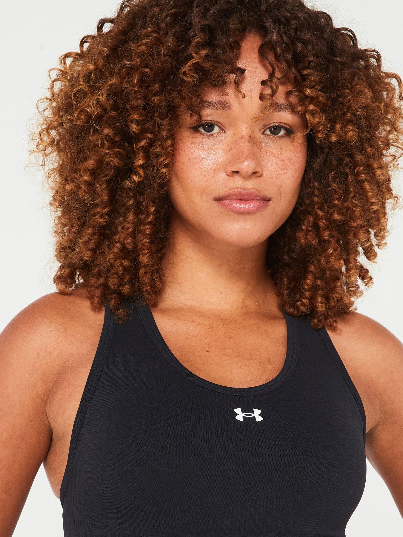 Image 5 of 5 of UNDER ARMOUR Womens Training Vanish Seamless Mid Bra - Black