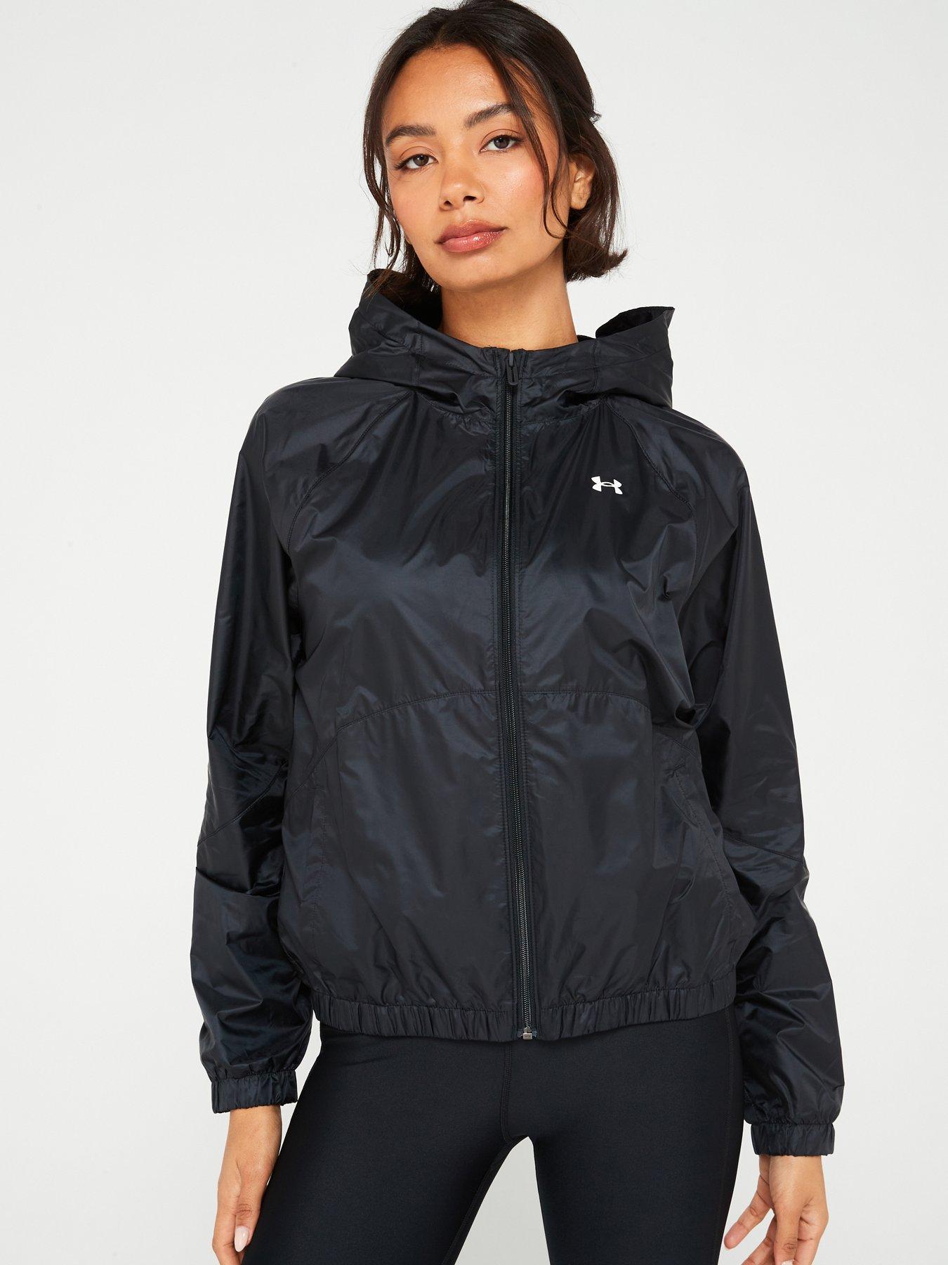 undefined Womens Training Sport Windbreaker Jacket - Black