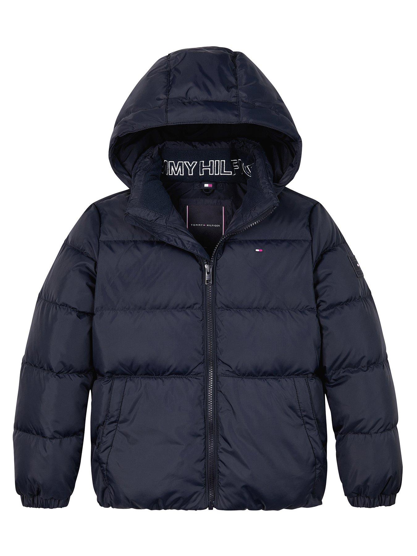 Tommy Hilfiger Boys Essential Down Jacket Navy Very