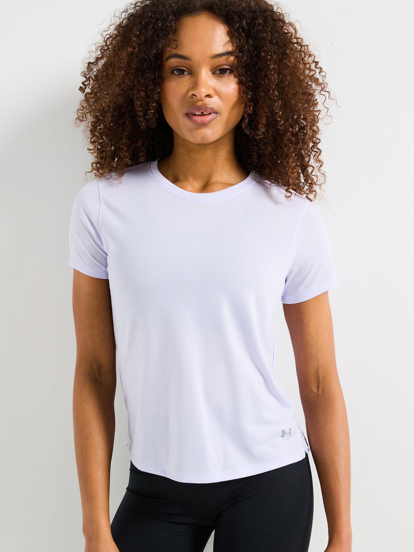 undefined Womens Running Launch T-Shirt - Purple