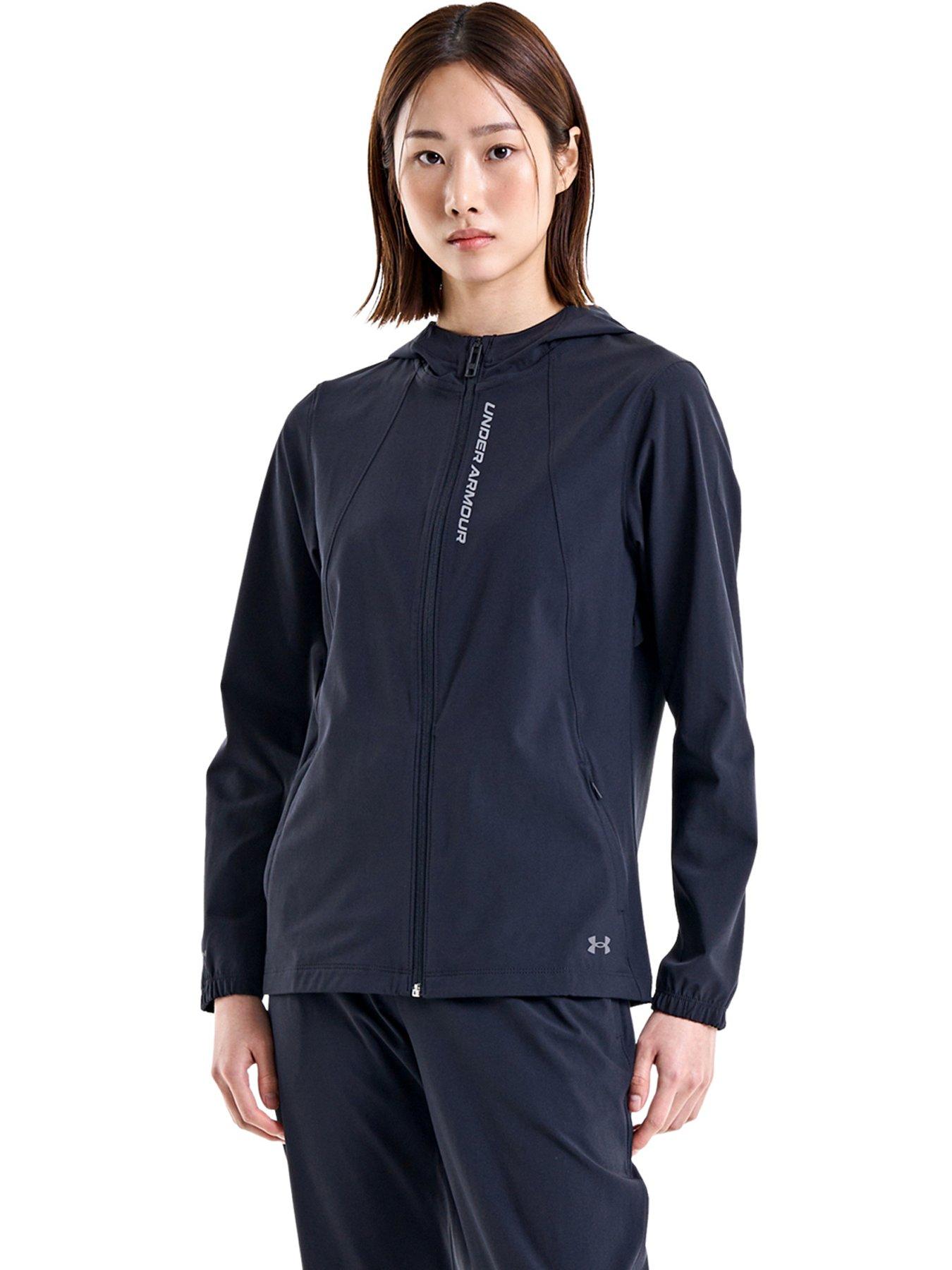 undefined Womens Running Outrun The Storm Jacket - Black