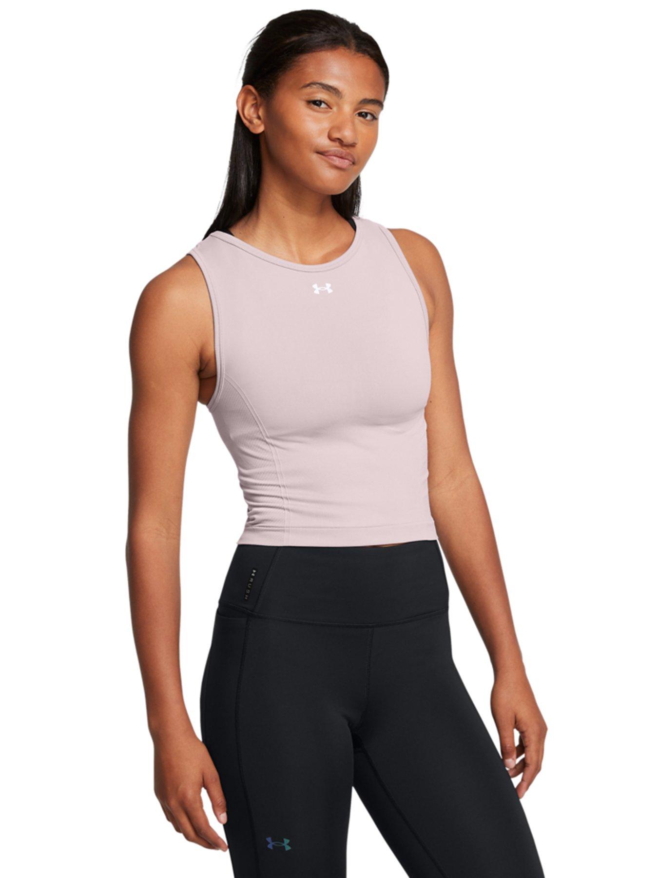 UNDER ARMOUR Womens Training Vanish Seamless Tank Grey Very