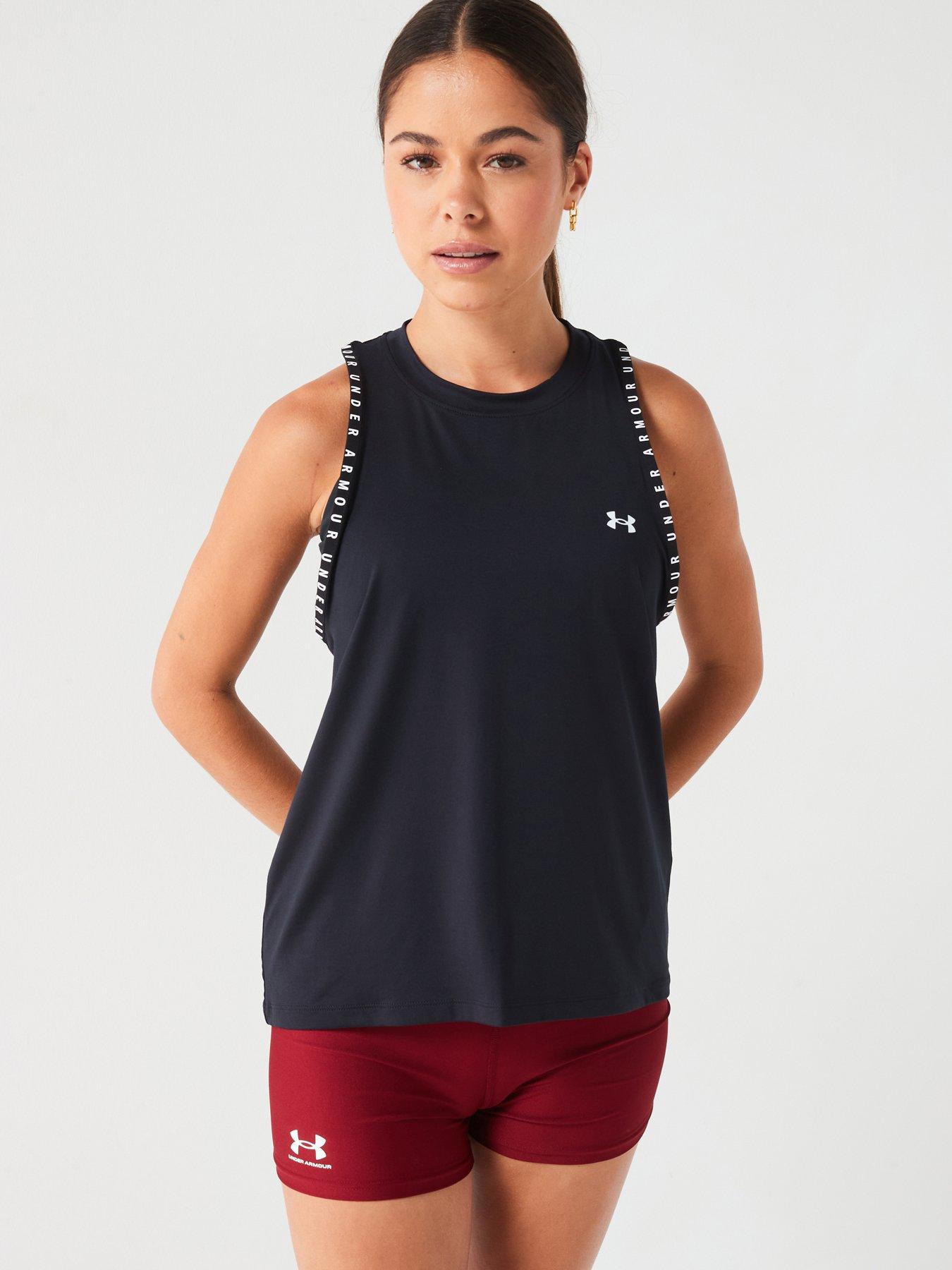undefined Womens Training Knockout Novelty Tank - Black