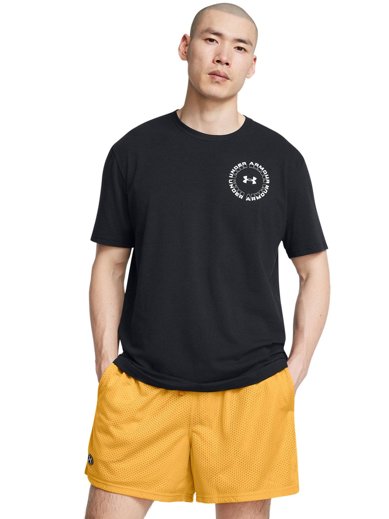 undefined Men's Training Radial Wordmark T-Shirt - Black