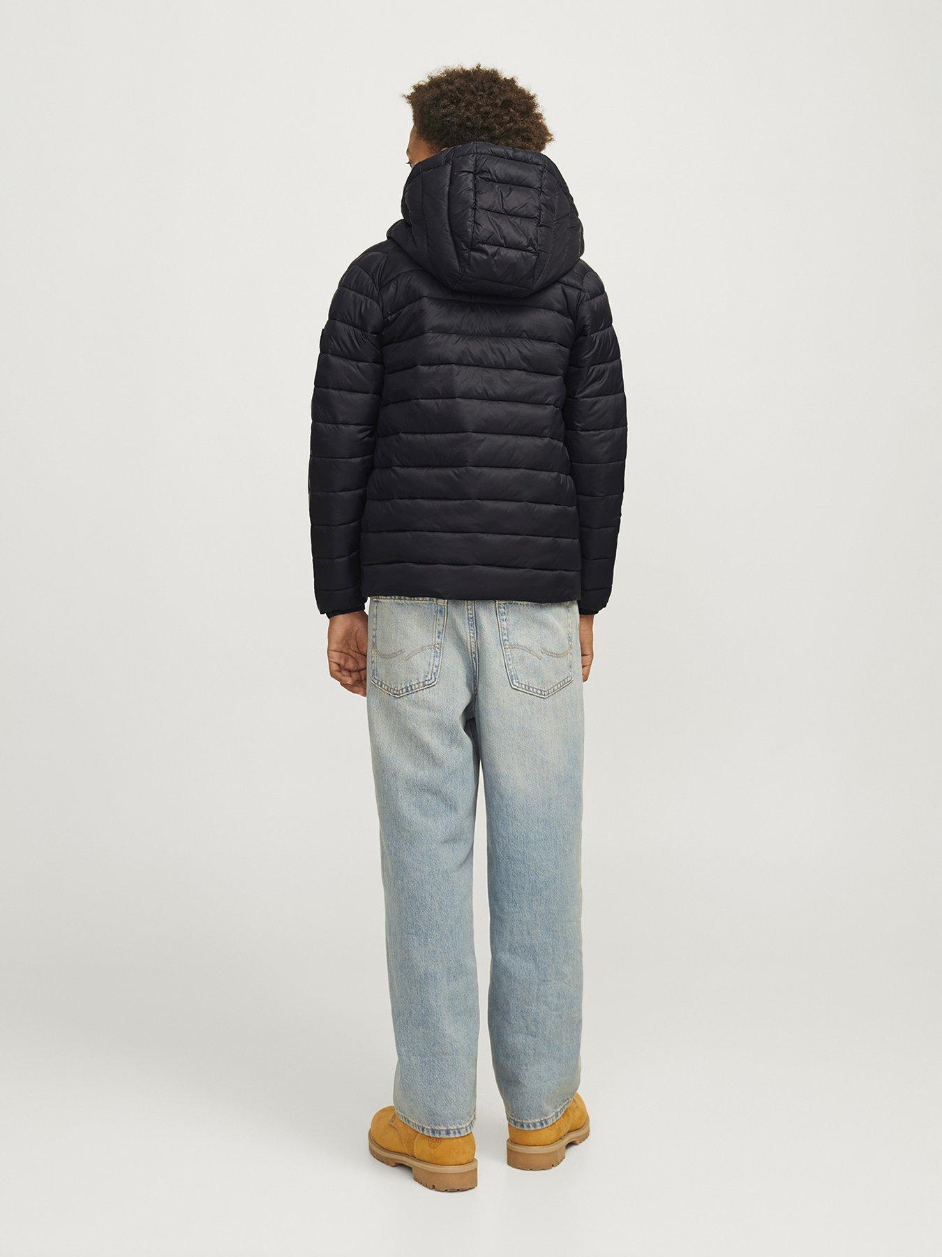Giacca Piumino Jack&amp;Jones Junior JJMOON - Nero, Taglia 116, Calda E Morbida