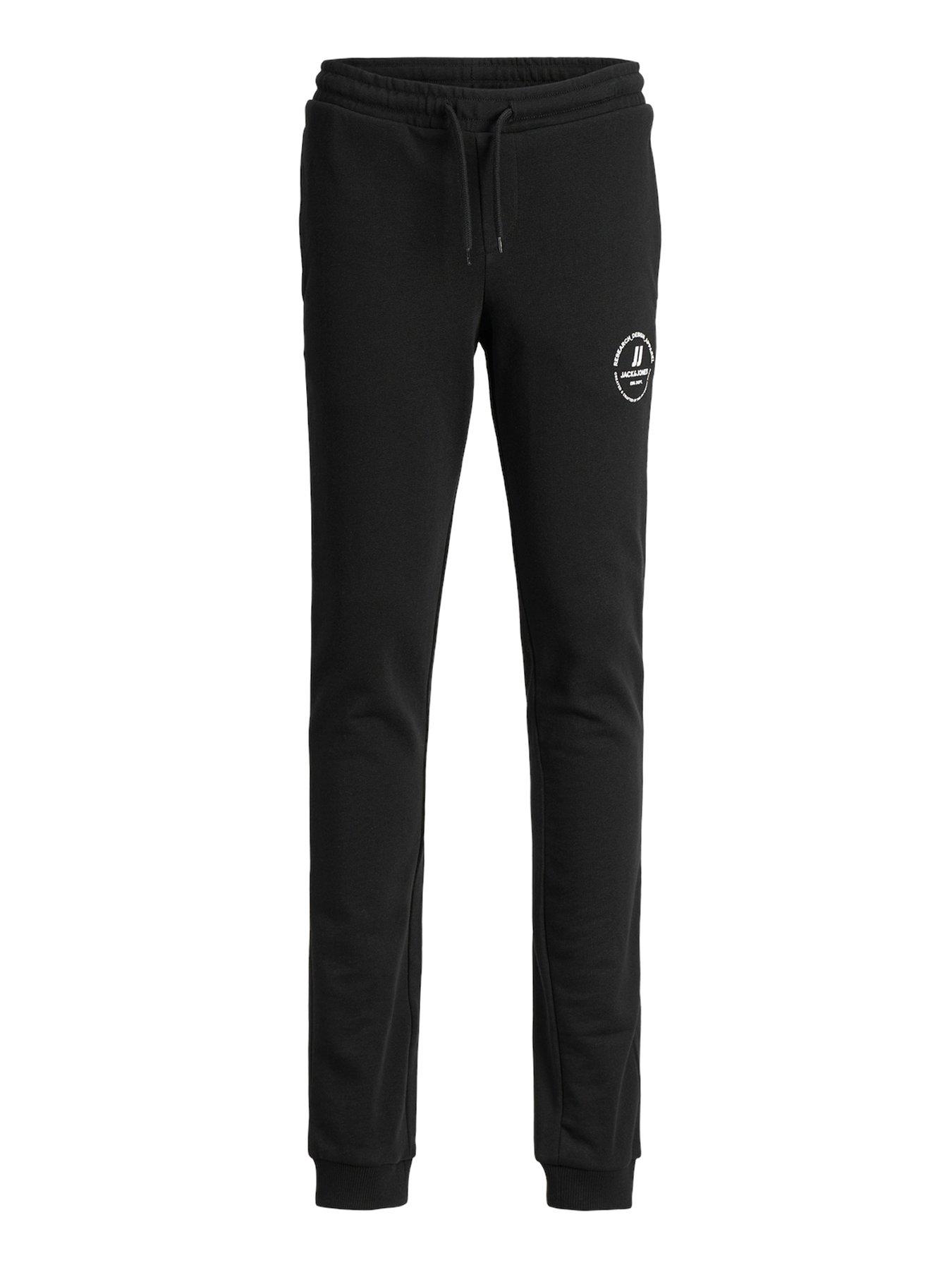 Jack Jones Junior Boys Will Basic Ice Sweat Pants Black Very