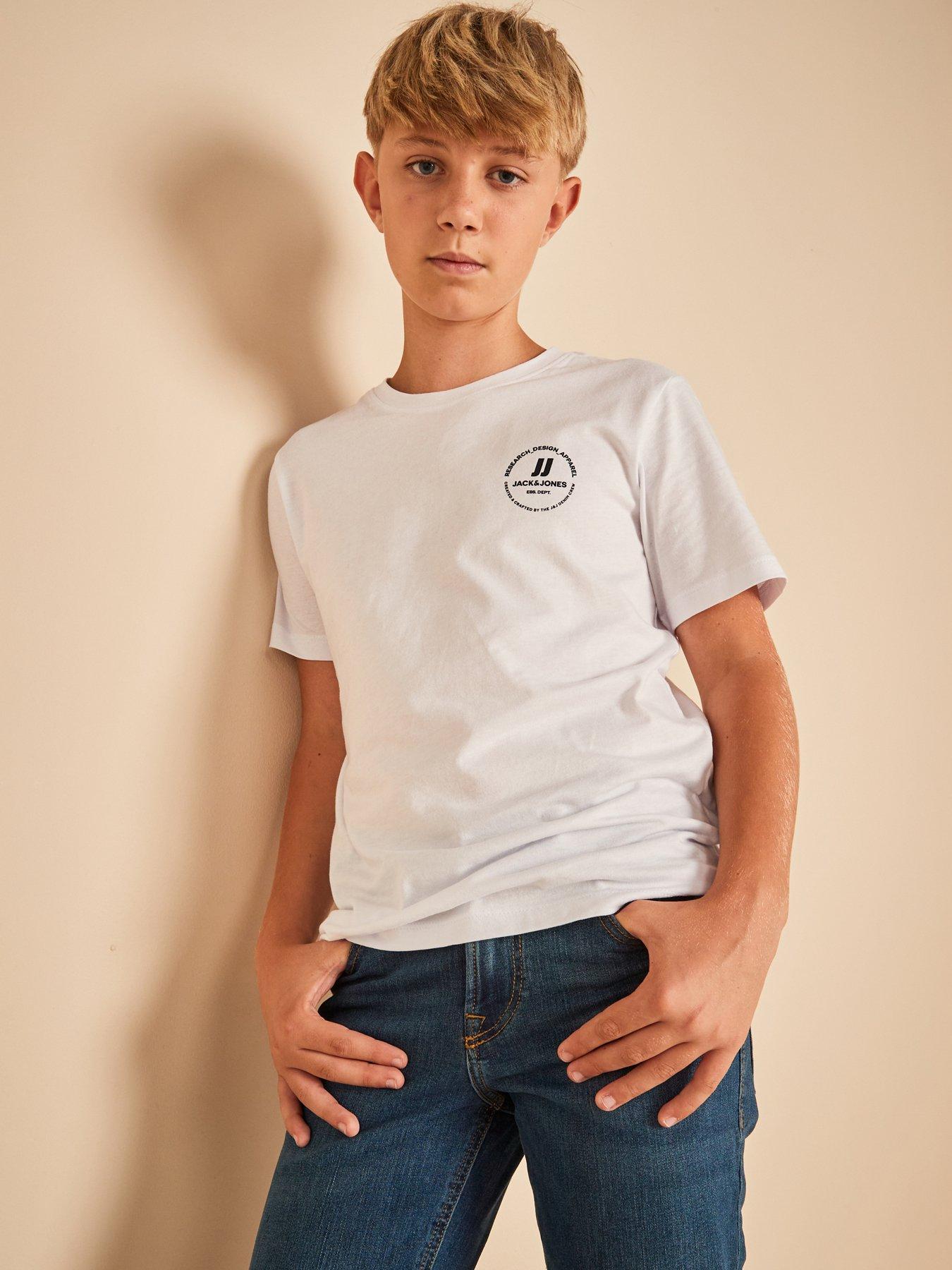 undefined Boys Swift T-Shirt - White