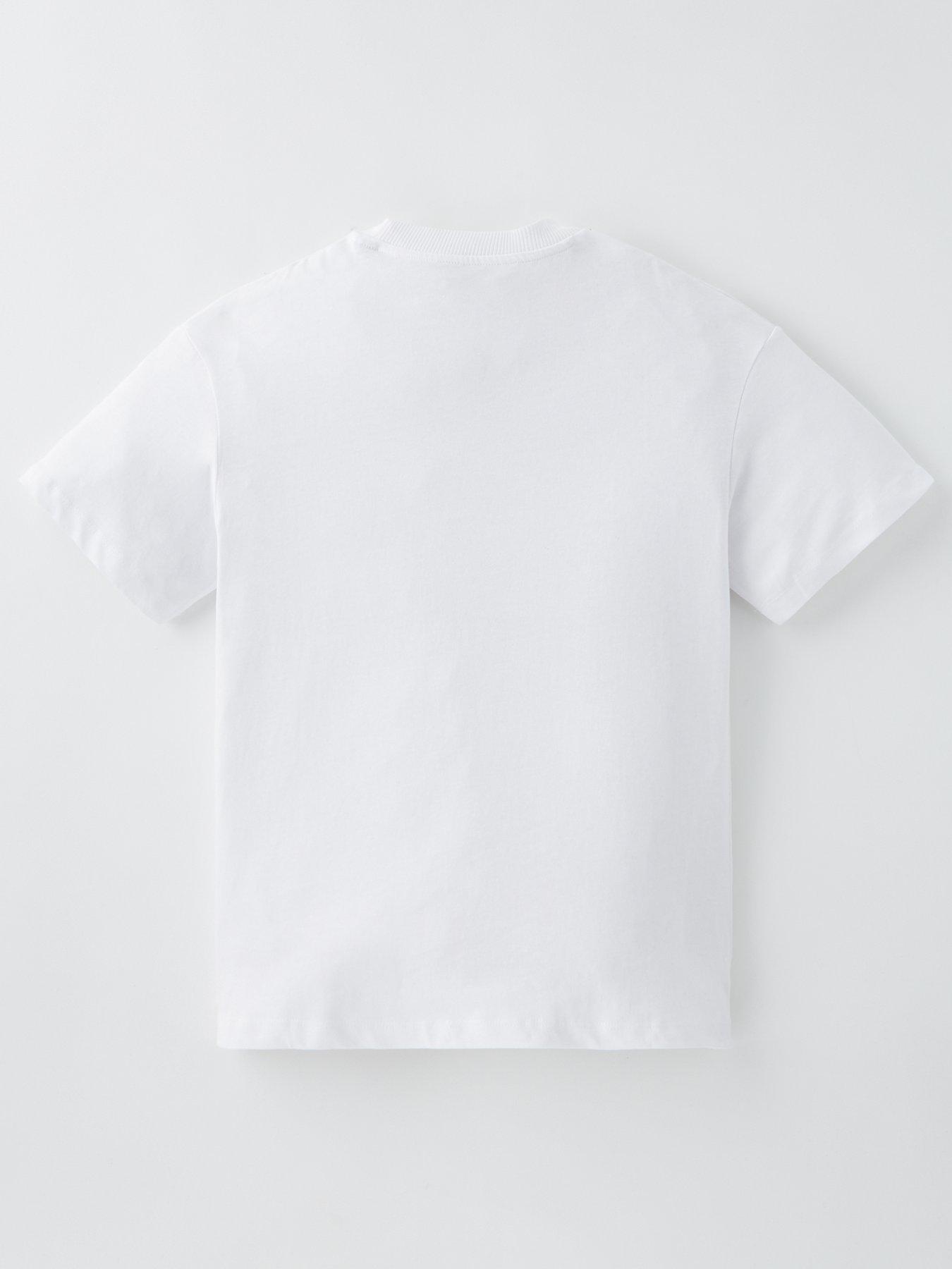 Image 2 of 5 of Jack & Jones Junior Boys Caleb Varsity T-Shirt - White
