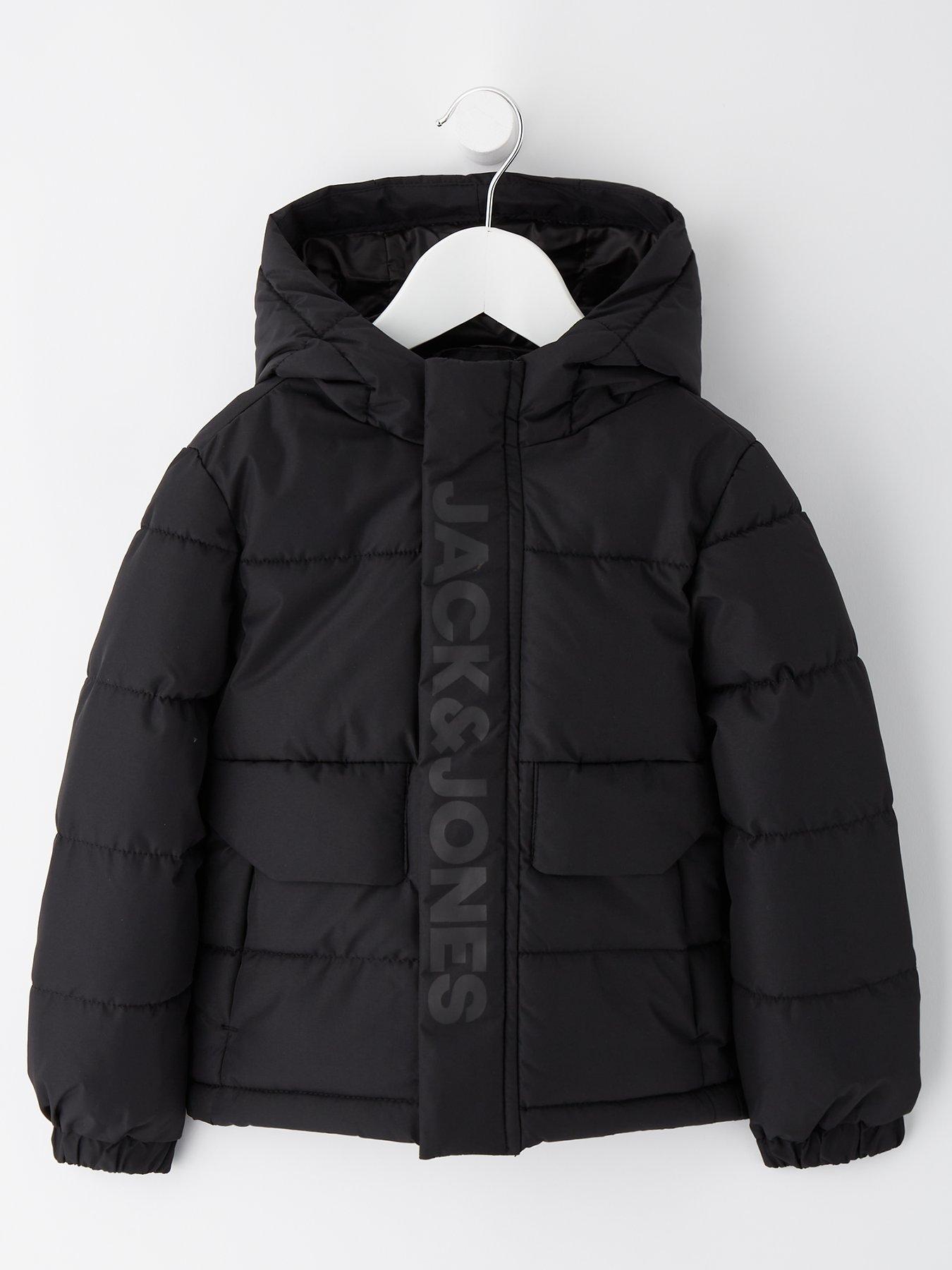 Jack & Jones Mini Younger Boys Speed Padded Jacket - Black