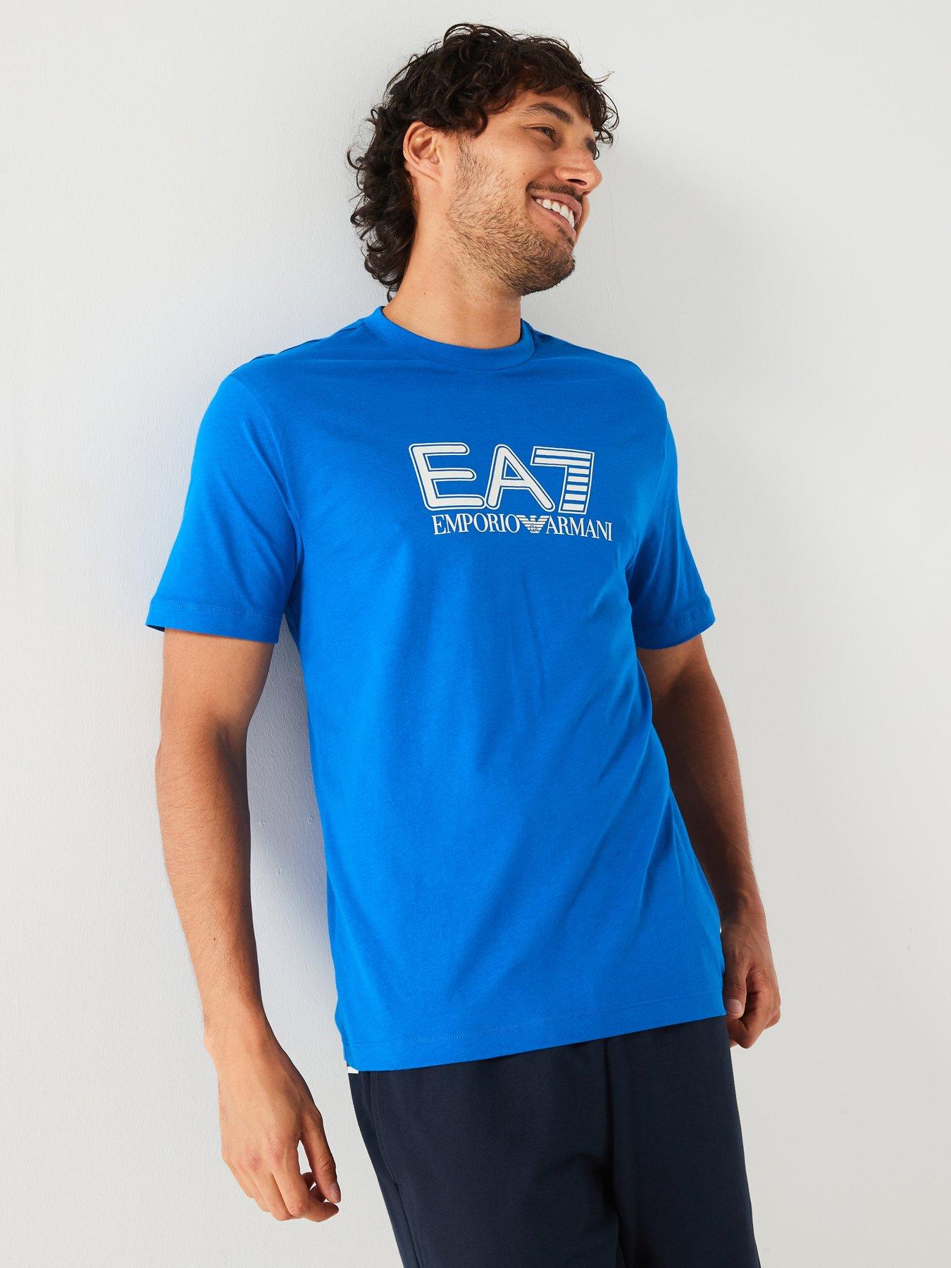 undefined Visibility Large Logo T-Shirt - Bright Blue