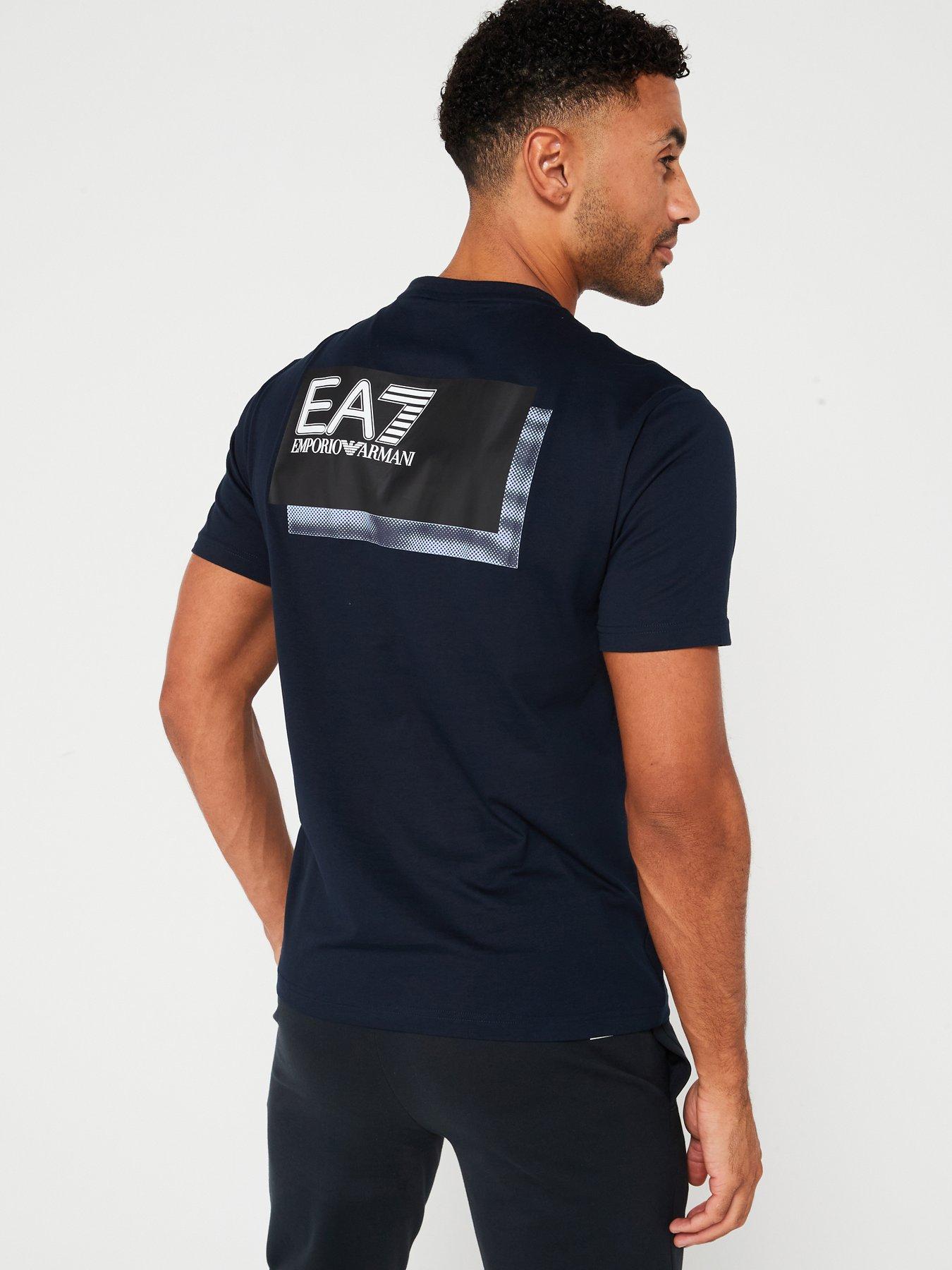 Ea7 crew neck t shirt online